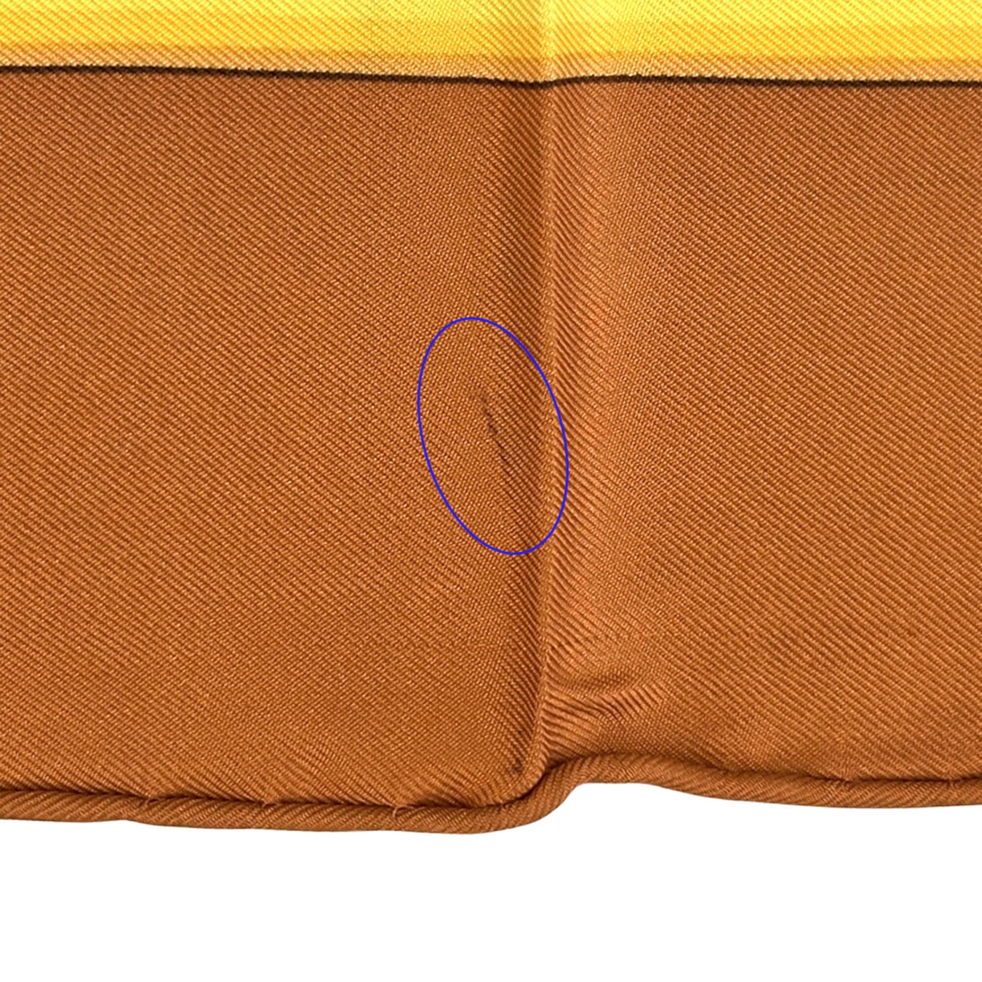 Hermes Hermes scarf/muffler, Carre 90, Ceres (Goddess Ceres), women's, brand name, silk, orange, multicolor. Size ONE SIZE - 10 Thumbnail
