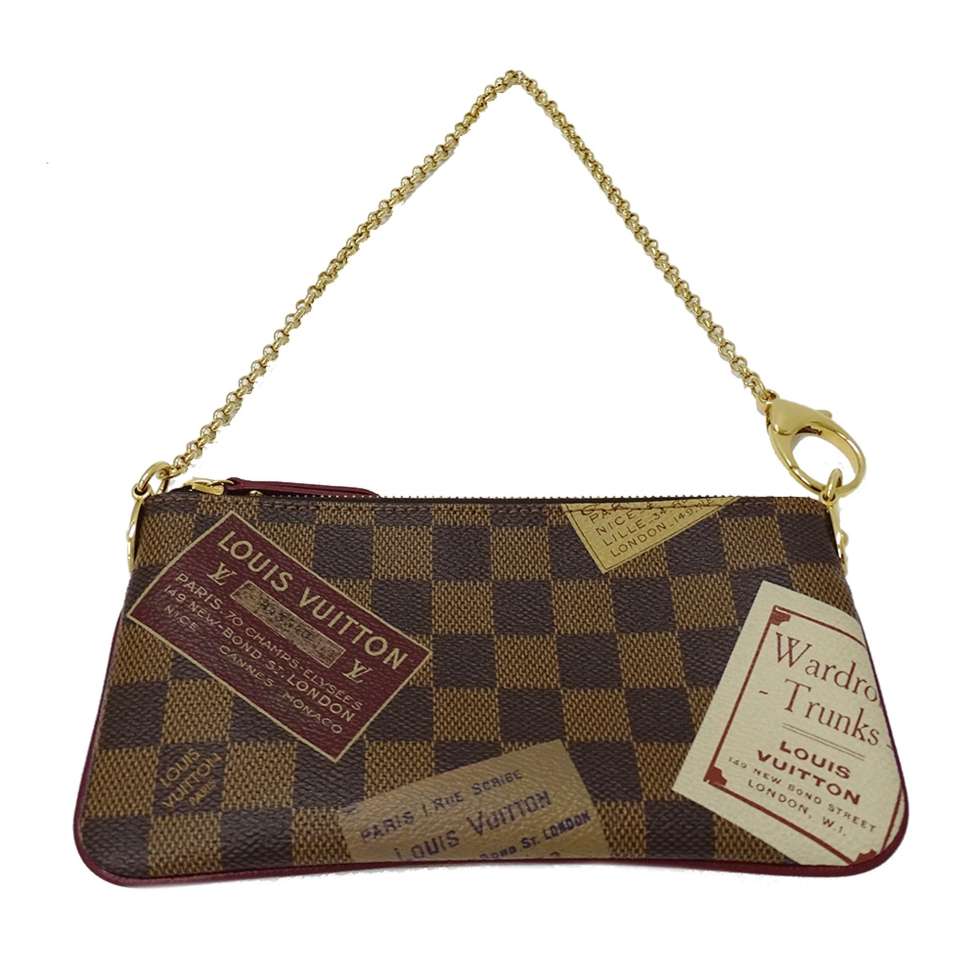 Louis Vuitton Louis Vuitton Handbag Pouch Damier Women's Brand Accessory Canvas Pochette Mira MM Label Brown N63080 Size ONE SIZE - 5 Thumbnail