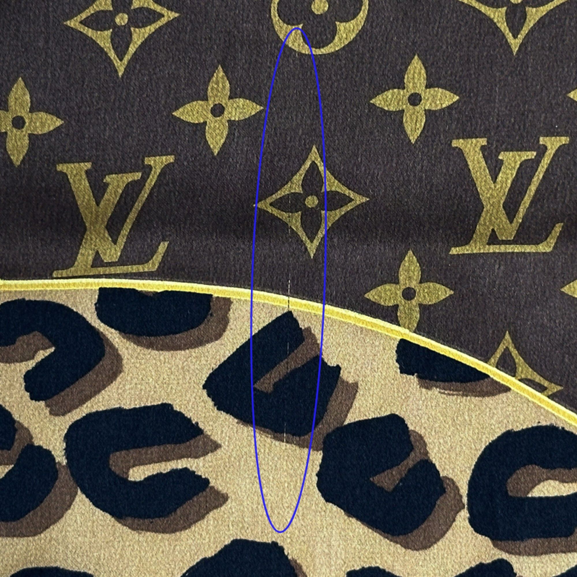 Louis Vuitton Louis Vuitton Scarf Muffler Monogram Women's Brand Silk Brown M72124 Size ONE SIZE - 6 Thumbnail