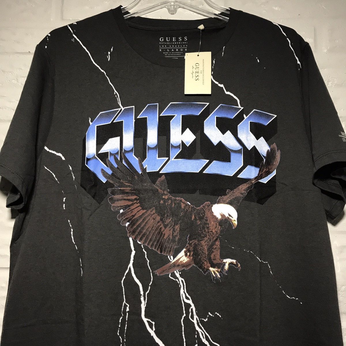 Guess eagle shirt online