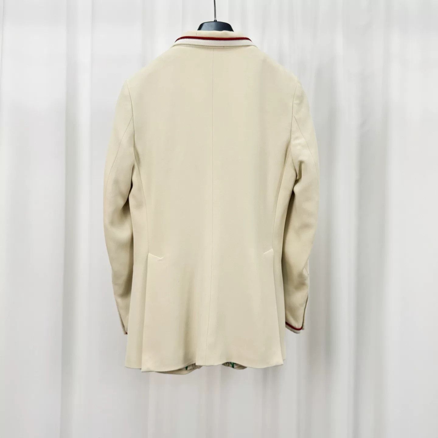 Gucci Gucci Beige Suit Jacket with Trim Size US XXS / EU 40 - 2 Thumbnail