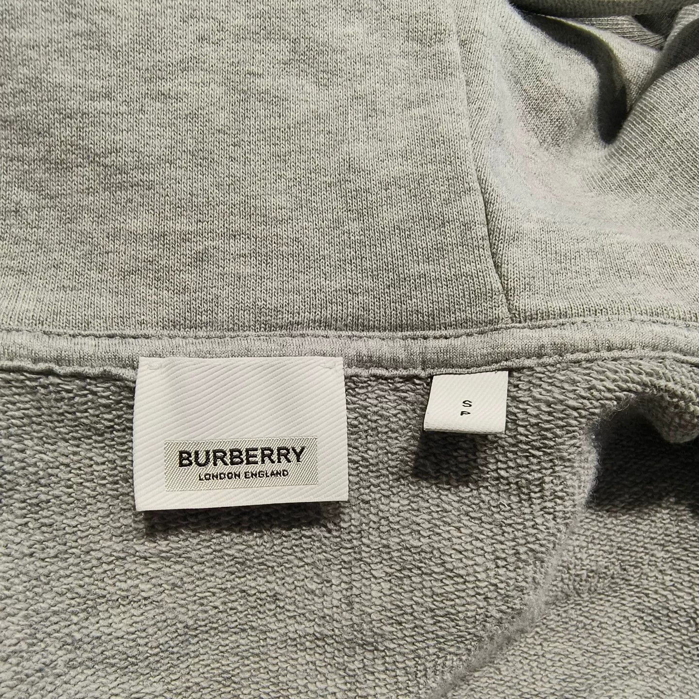 Burberry Burberry Gray TB Logo Zip-Up Hoodie Size US S / EU 44-46 / 1 - 3 Thumbnail