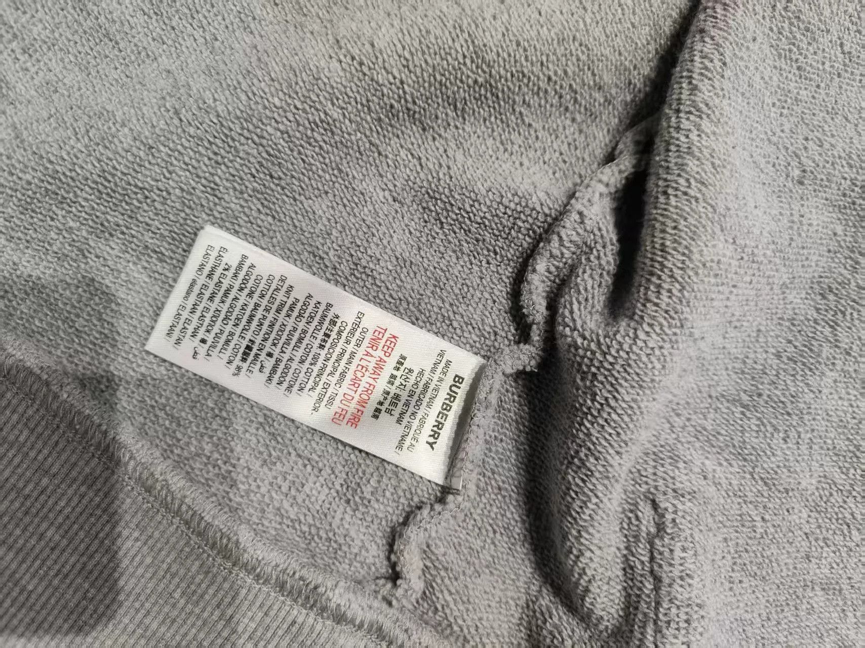 Burberry Burberry Gray TB Logo Zip-Up Hoodie Size US S / EU 44-46 / 1 - 4 Thumbnail