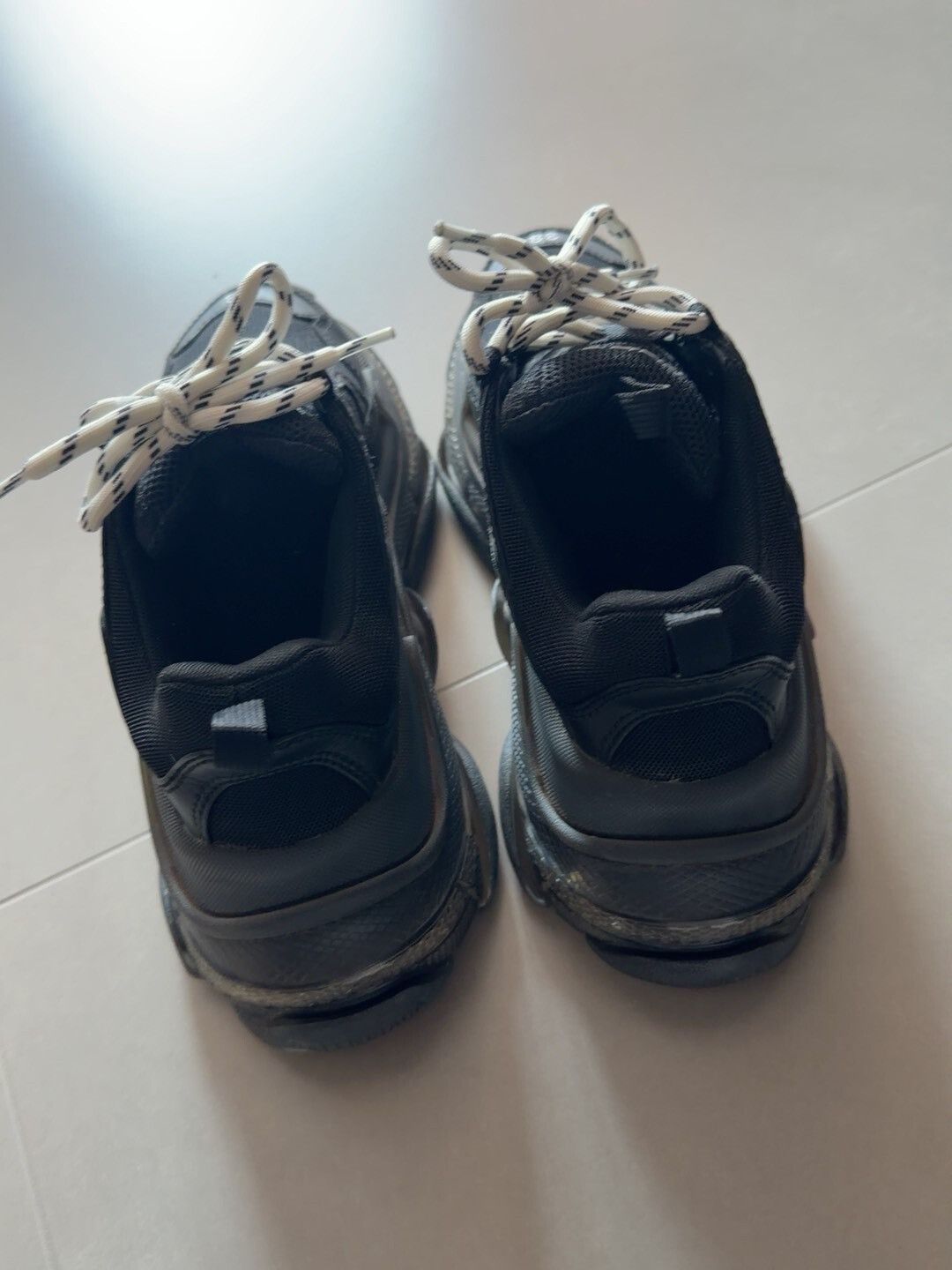 Balenciaga Balenciaga Triple S Black Size 38 Size US 7 / IT 37 - 3 Thumbnail