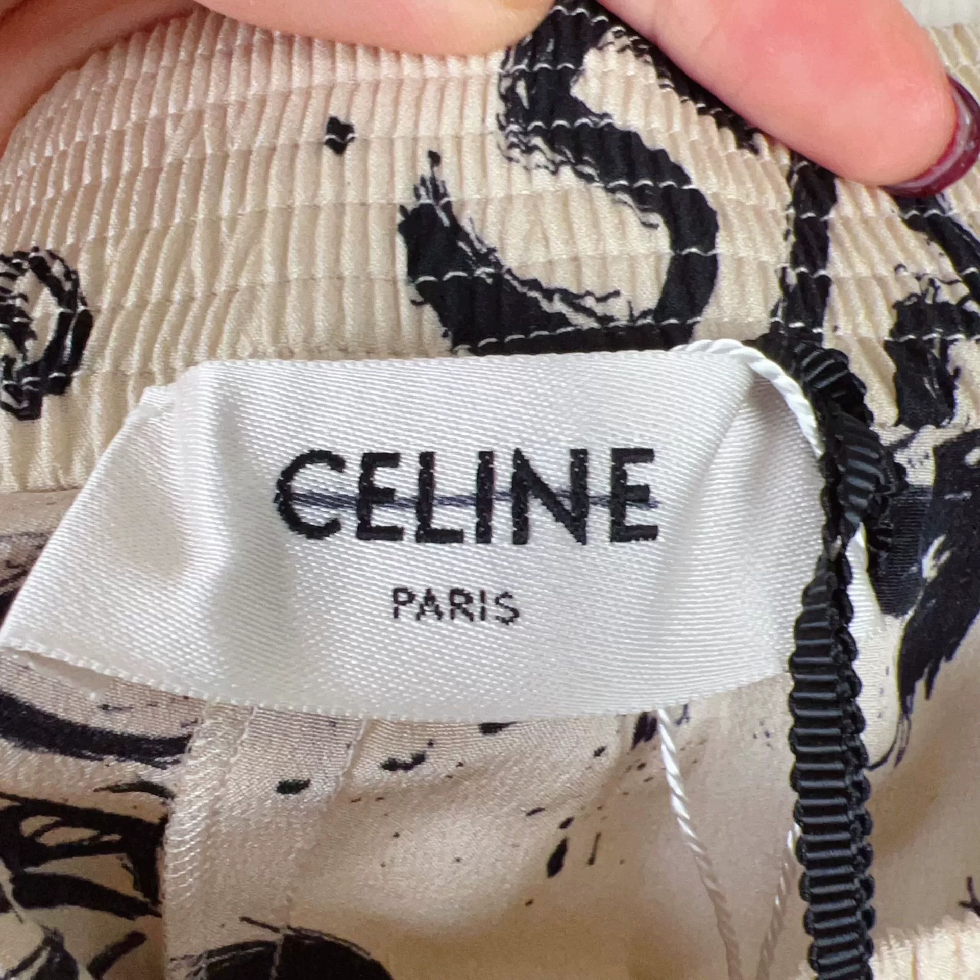 Celine Celine Beige Paris Print Shorts Size 38" / US 16 / IT 52 - 3 Thumbnail