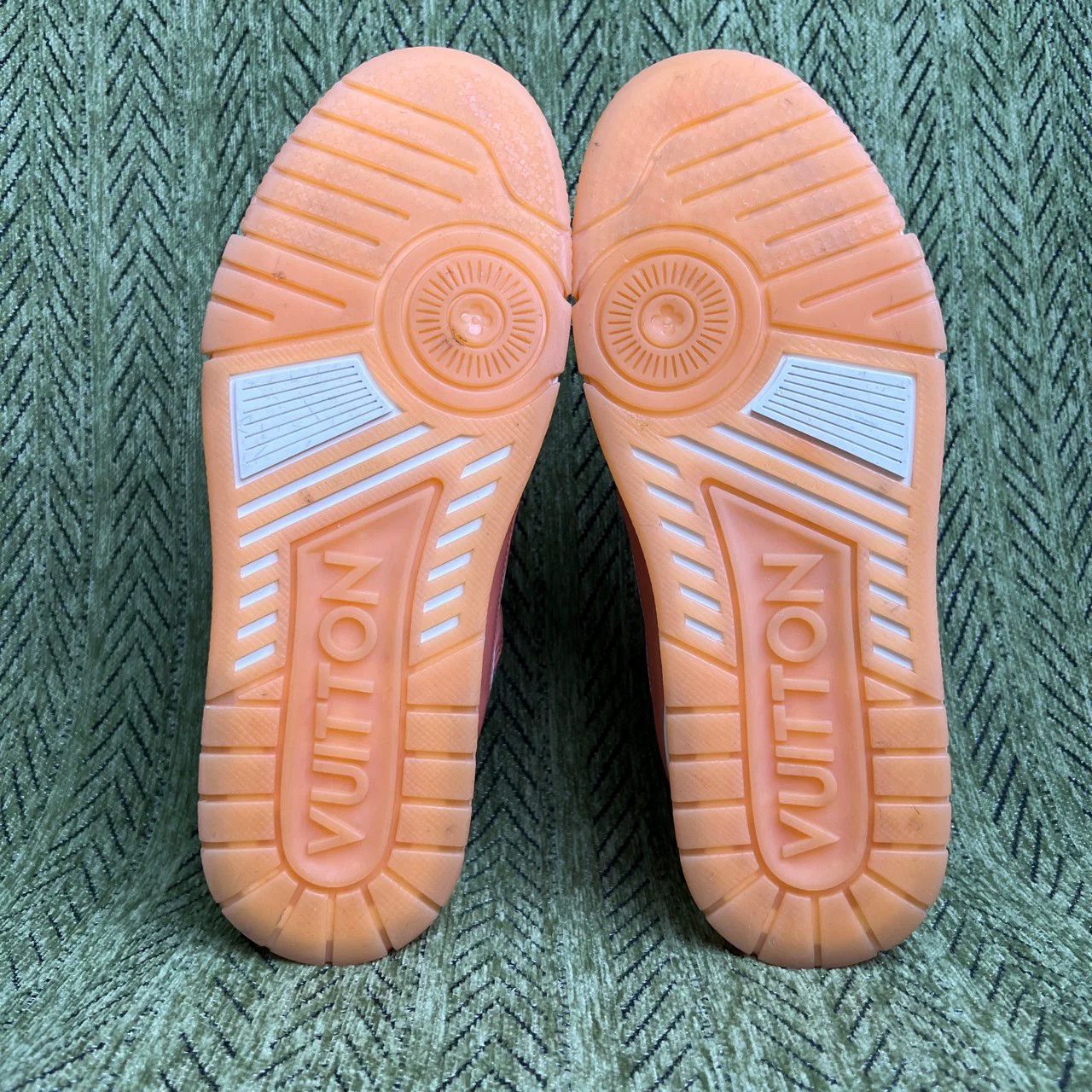 Louis Vuitton LV Trainer Peach Pink Sneakers Size US 8.5 / IT 38.5 - 5 Thumbnail