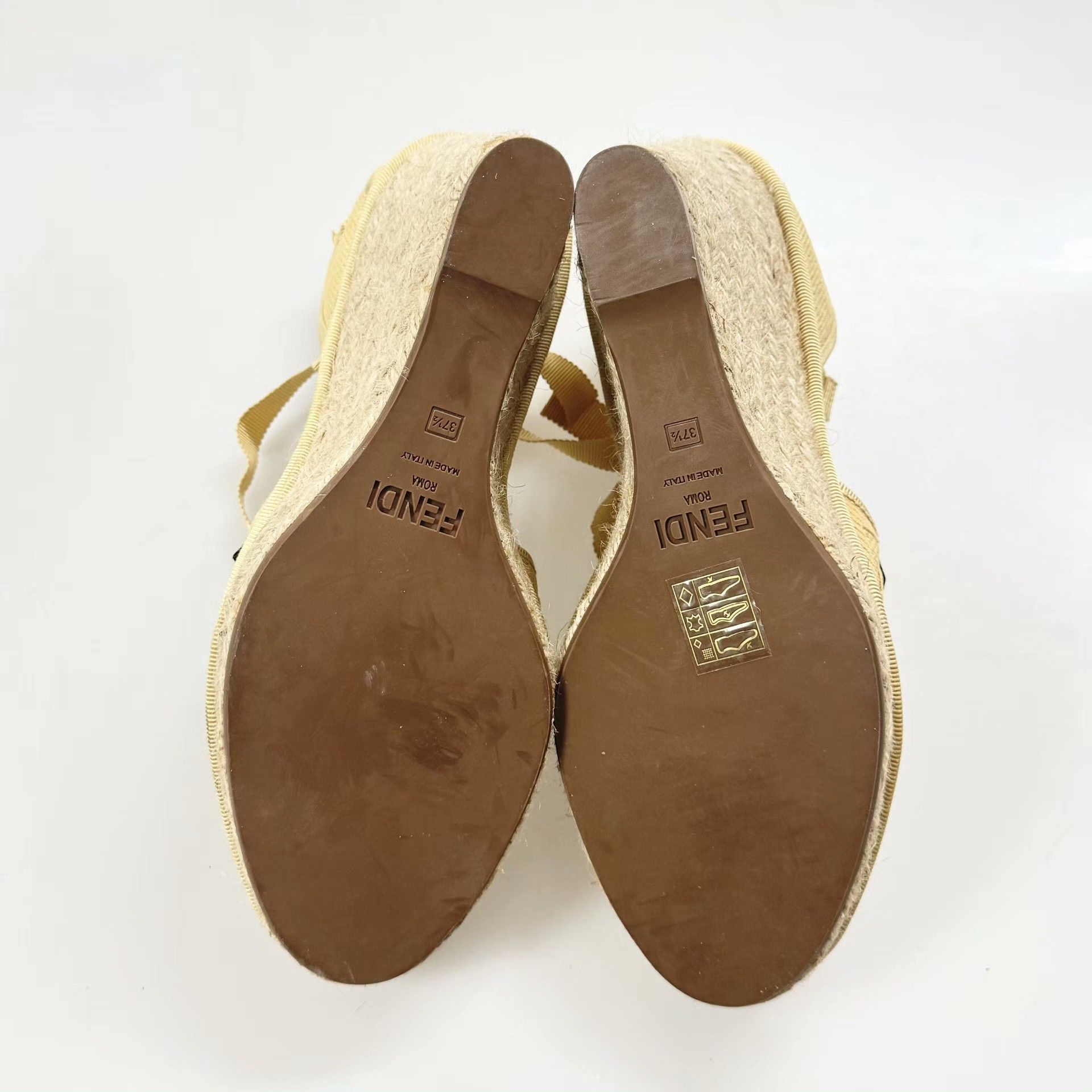 Fendi Fendi Yellow Strap Fisherman Shoes Size US 6.5 / IT 36.5 - 5 Thumbnail