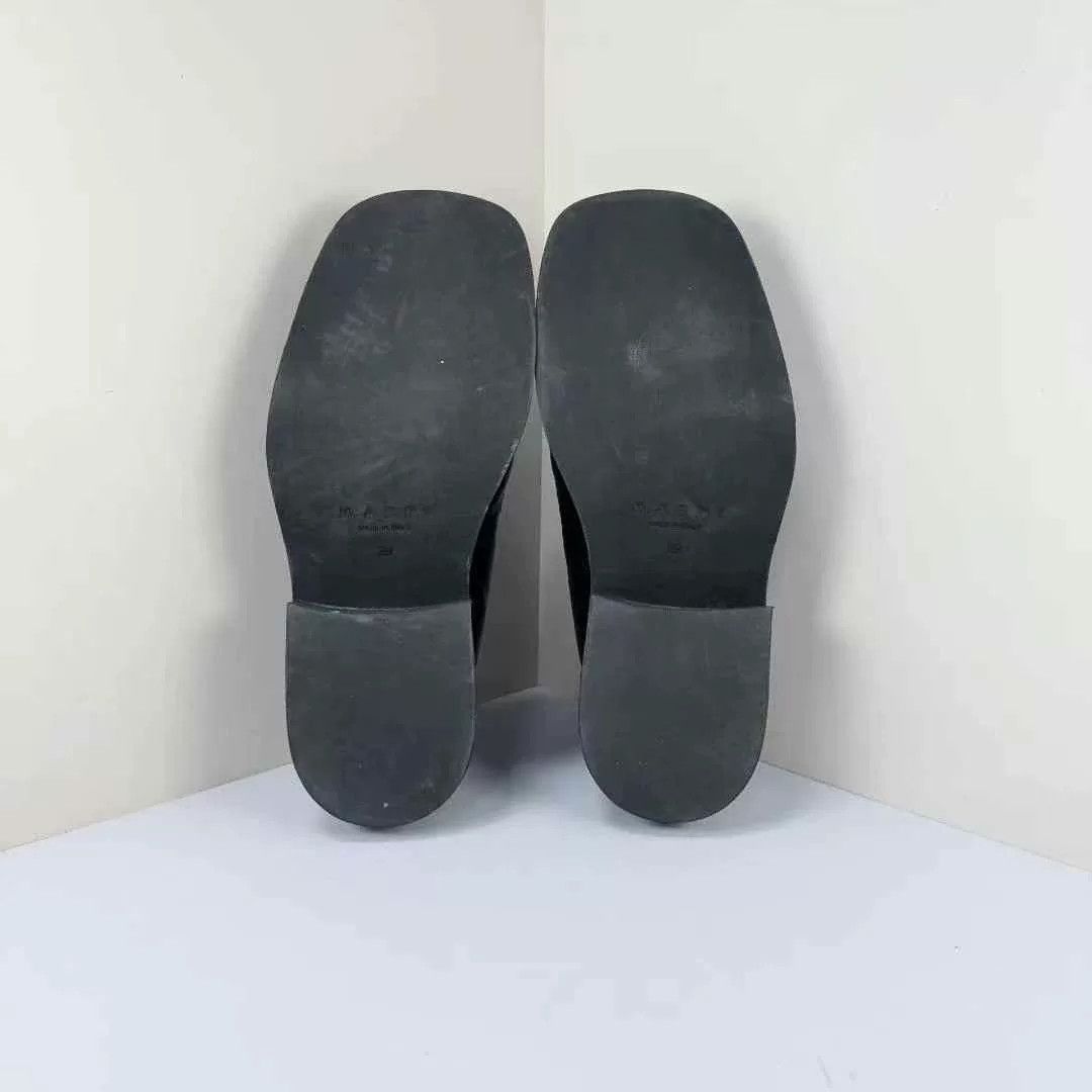 Marni Marni Black Nylon Square Toe Loafers Size US 6 / EU 39 - 5 Thumbnail