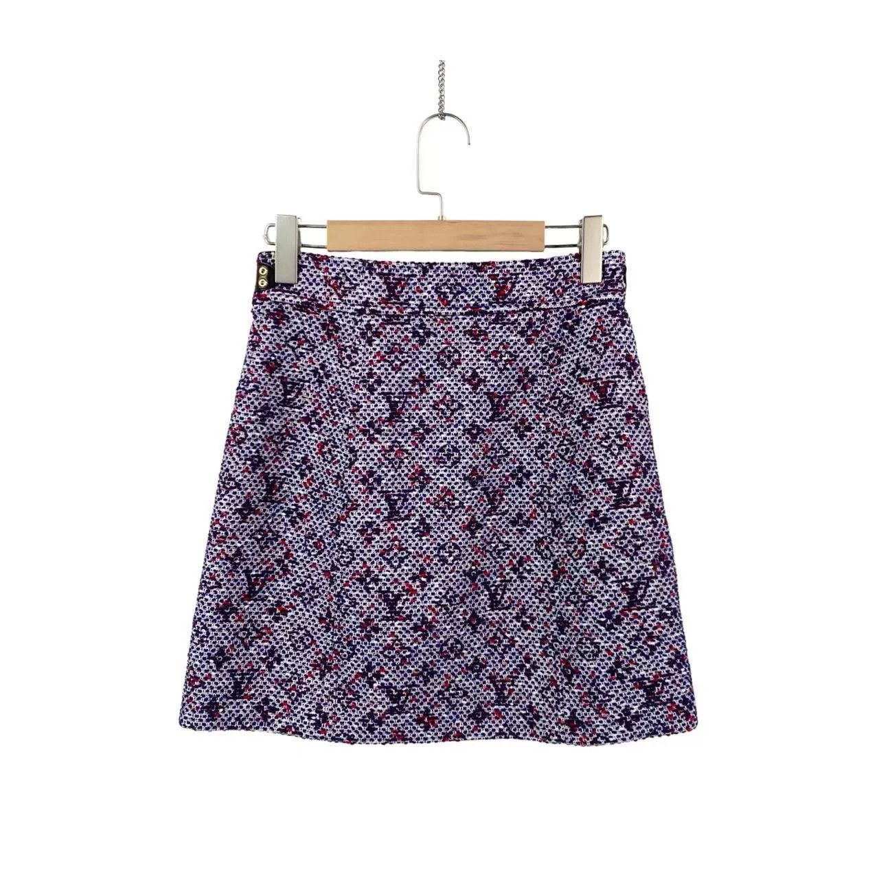 Louis Vuitton Louis Vuitton LV Logo Tweed Skirt Size 36" / US 14 / IT 50 - 2 Thumbnail