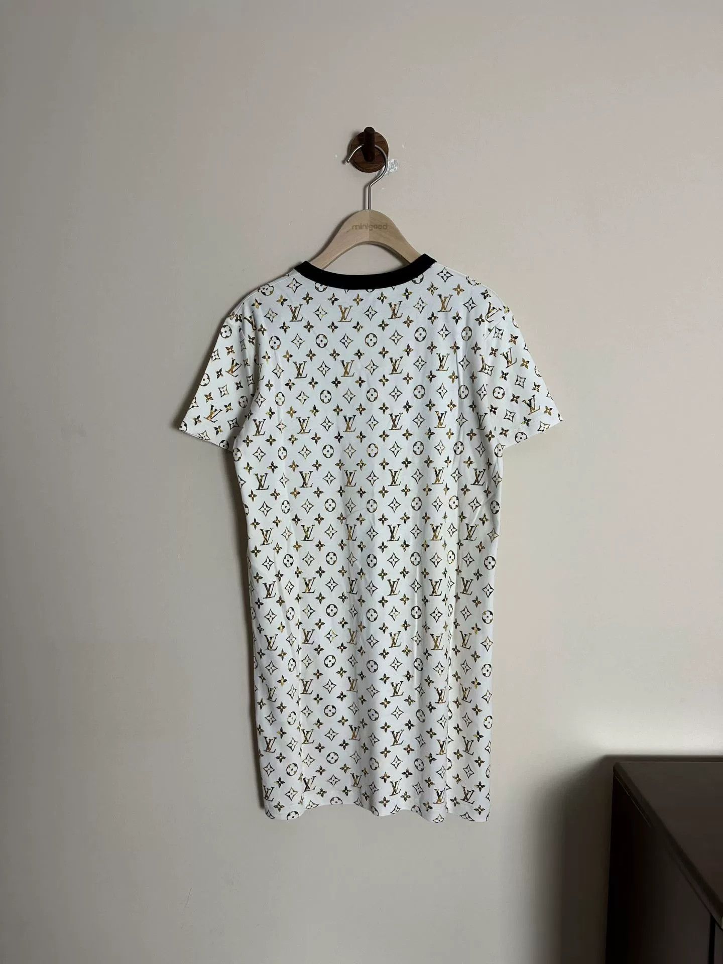 Louis Vuitton LV Monogram Allover Logo Dress Size XS / US 0-2 / IT 36-38 - 2 Thumbnail