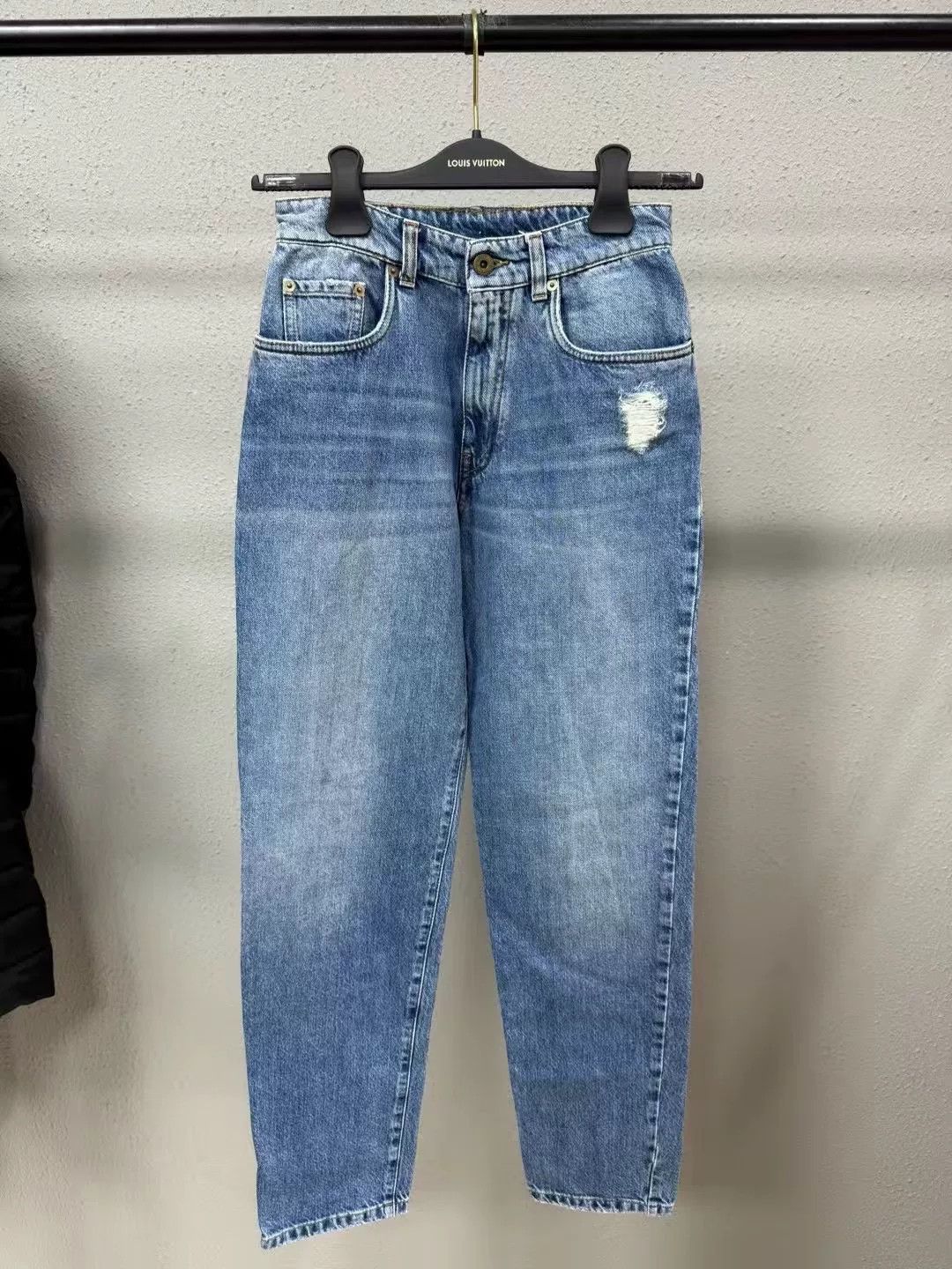 Miu Miu Miu Miu Hand-Painted Daisy Jeans Size 25" / US 0 / IT 36 - 2 Thumbnail