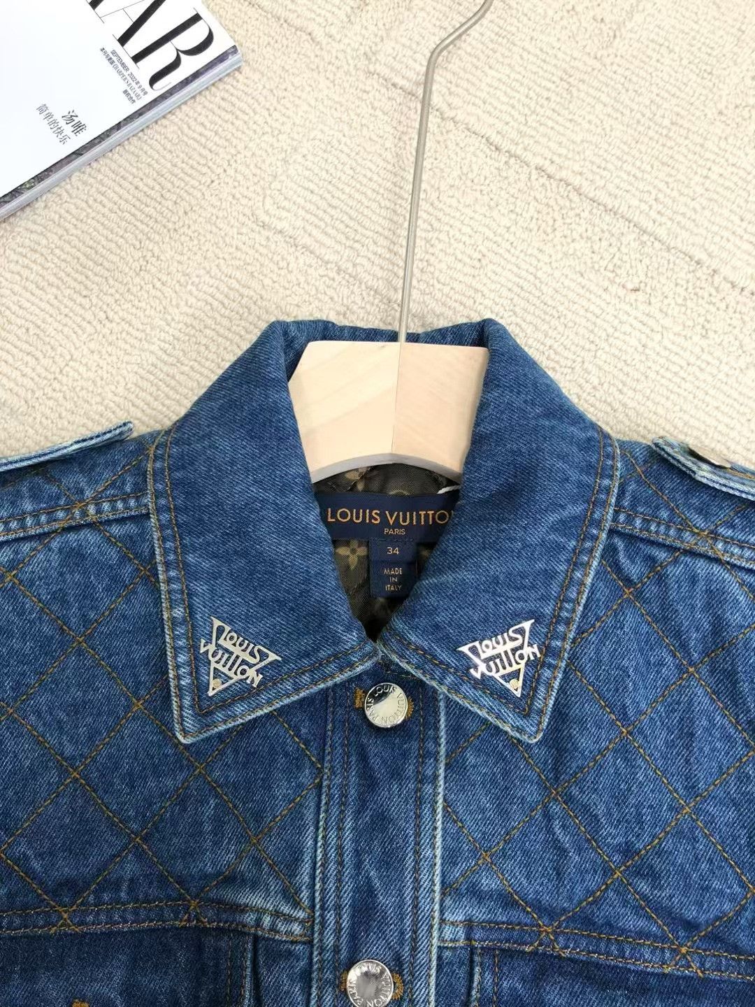 Louis Vuitton Louis Vuitton Blue Denim Jacket Size XXS / US 00 / IT 34 - 2 Thumbnail