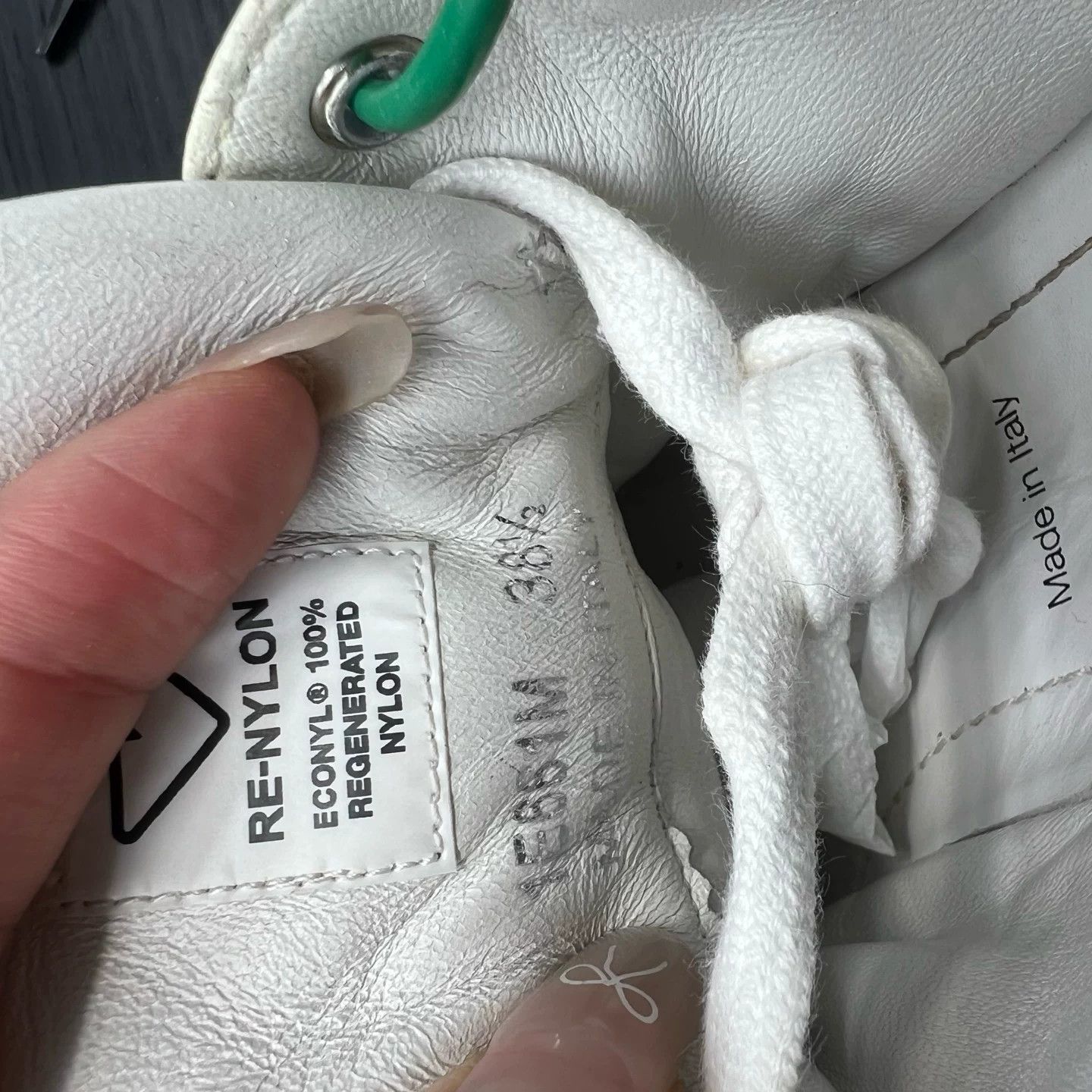 Prada Prada Macro White Sneakers Size US 5.5 / EU 38 - 8 Thumbnail