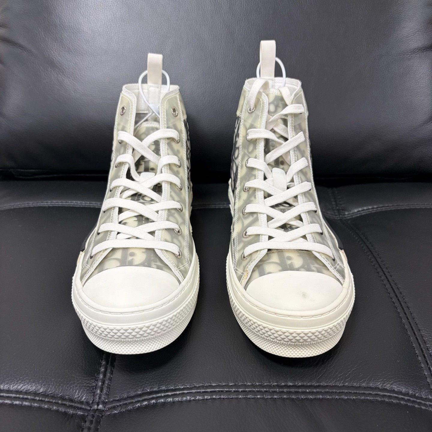Dior Dior B23 High-Top White Sneakers Size US 9 / EU 42 - 3 Thumbnail