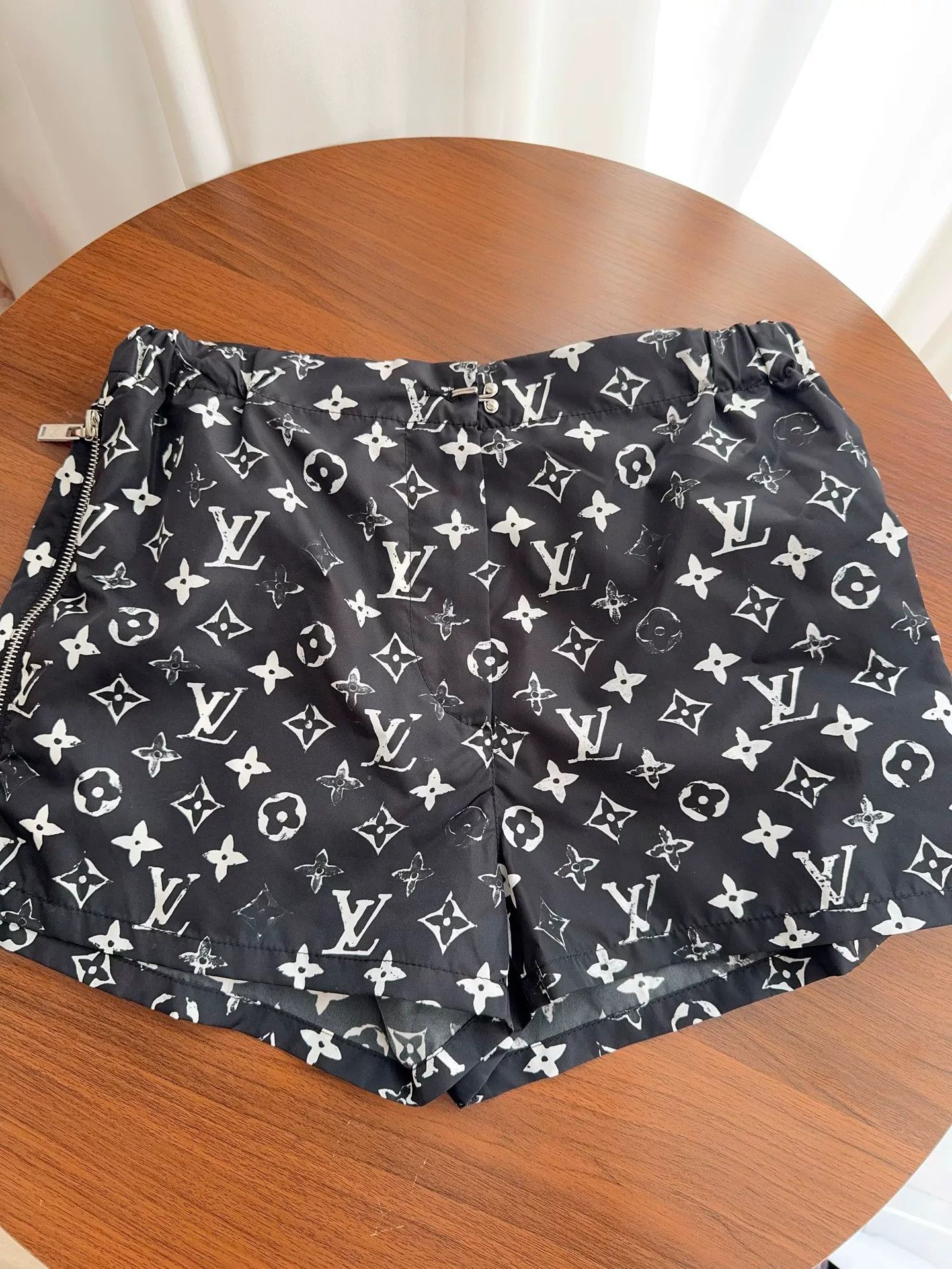 Louis Vuitton LV Black Monogram Print Casual Shorts Size US 34 / EU 50 - 6 Thumbnail