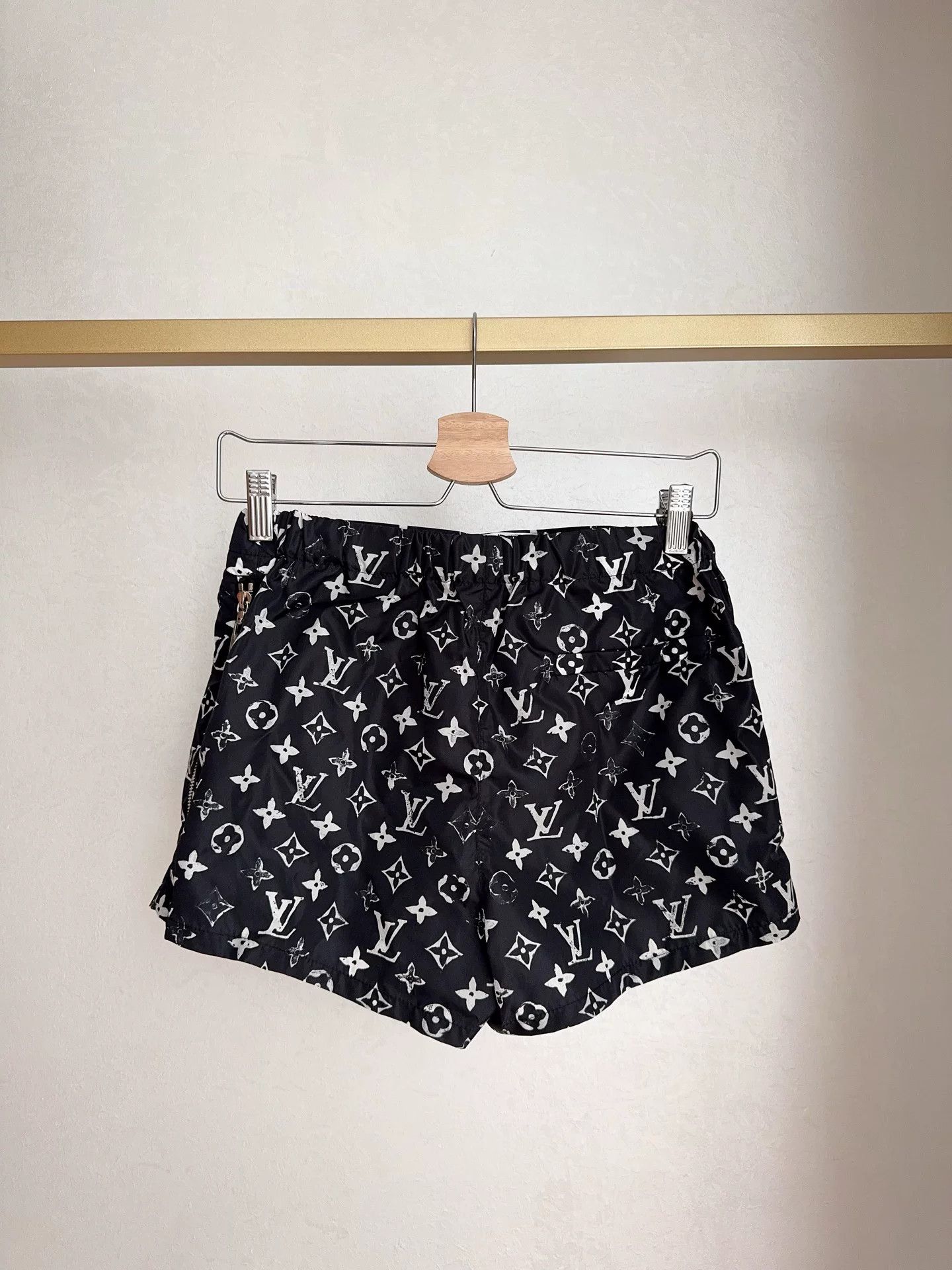 Louis Vuitton LV Black Monogram Print Casual Shorts Size US 34 / EU 50 - 5 Thumbnail
