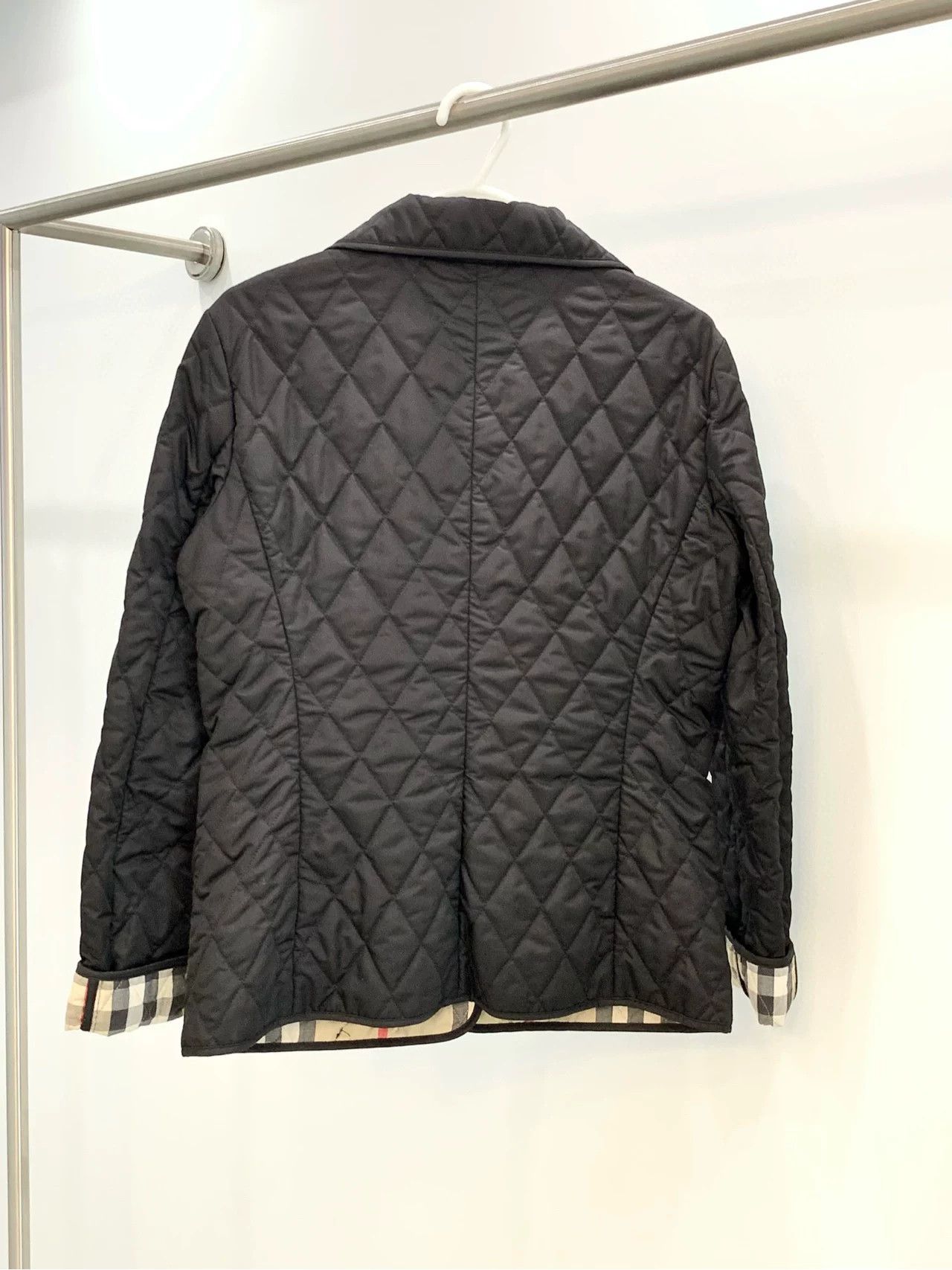 Burberry Burberry Black Diamond-Quilted Jacket Size S / US 4 / IT 40 - 2 Thumbnail