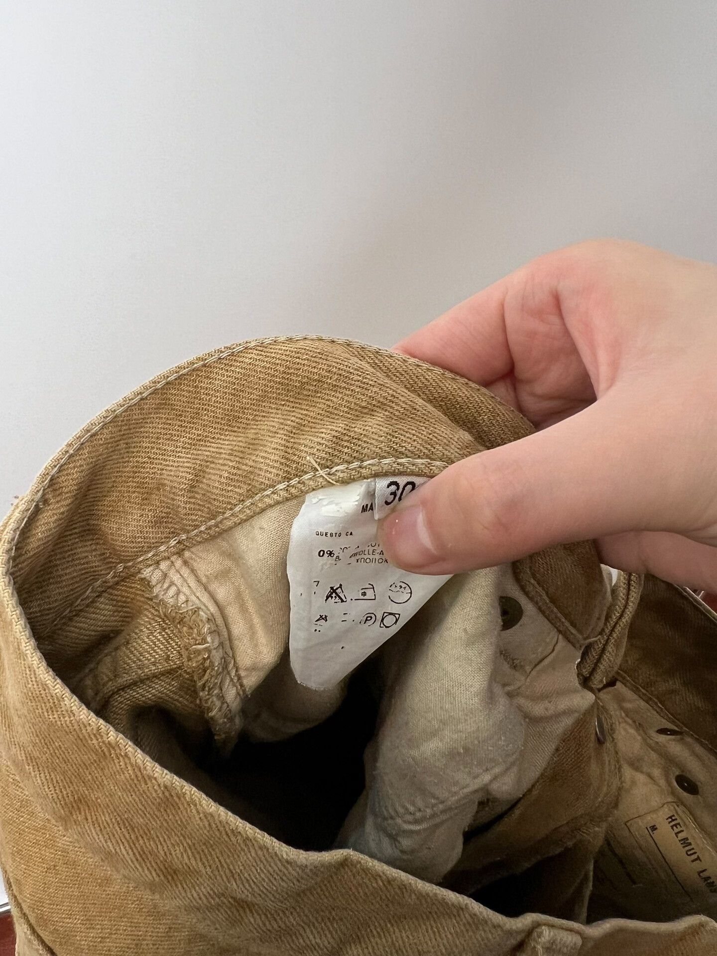 Helmut Lang Helmut Lang Brown-Yellow Straight-Leg Jeans Size US 30 / EU 46 - 7 Thumbnail