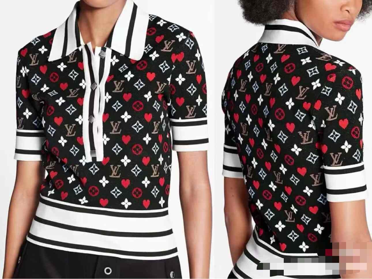 Louis Vuitton Louis Vuitton Card Suit Knit Short-Sleeve Top Size XS / US 0-2 / IT 36-38 - 7 Thumbnail