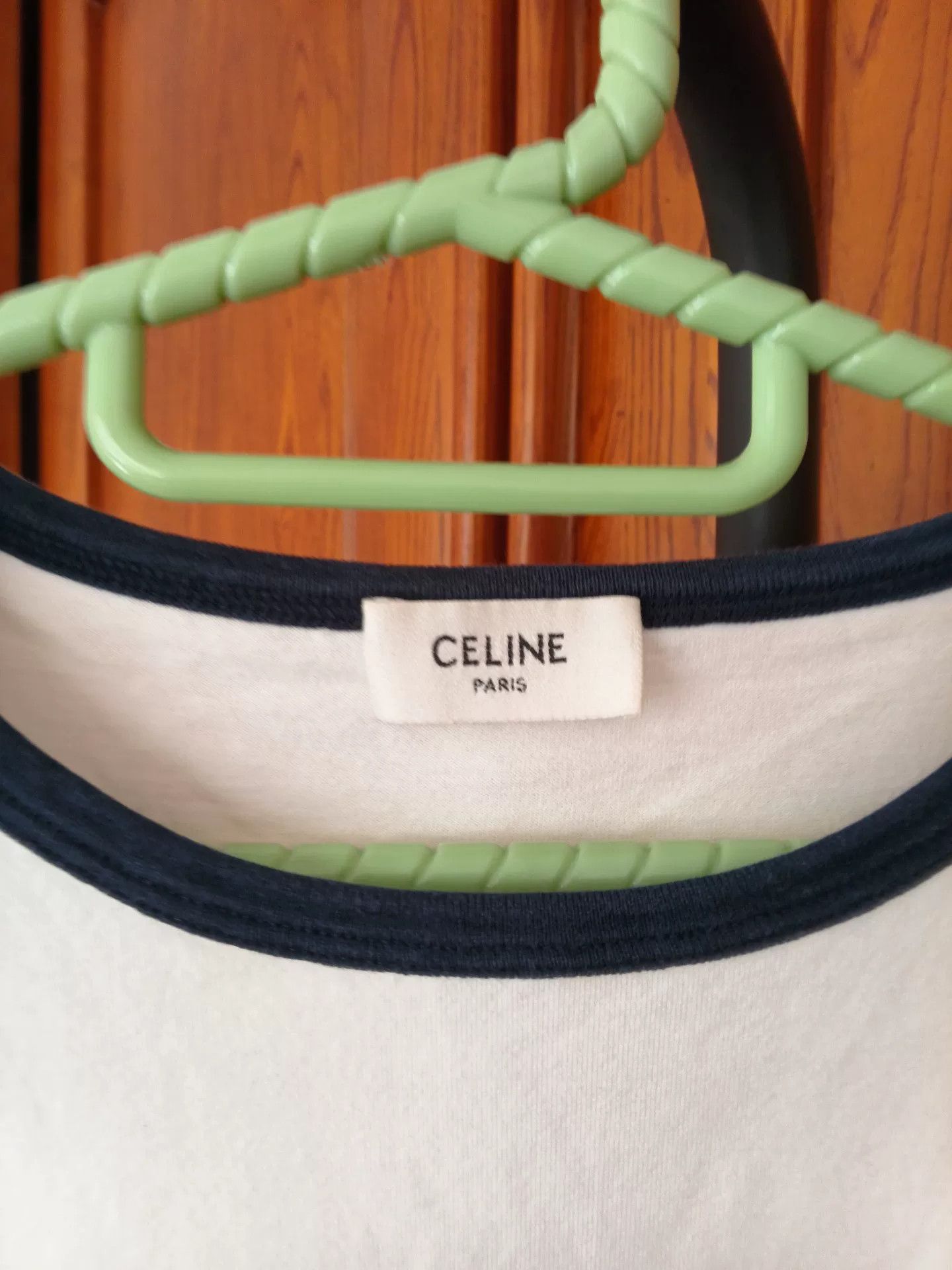 Celine Celine Paris White Short-Sleeve T-Shirt Size S / US 4 / IT 40 - 2 Thumbnail