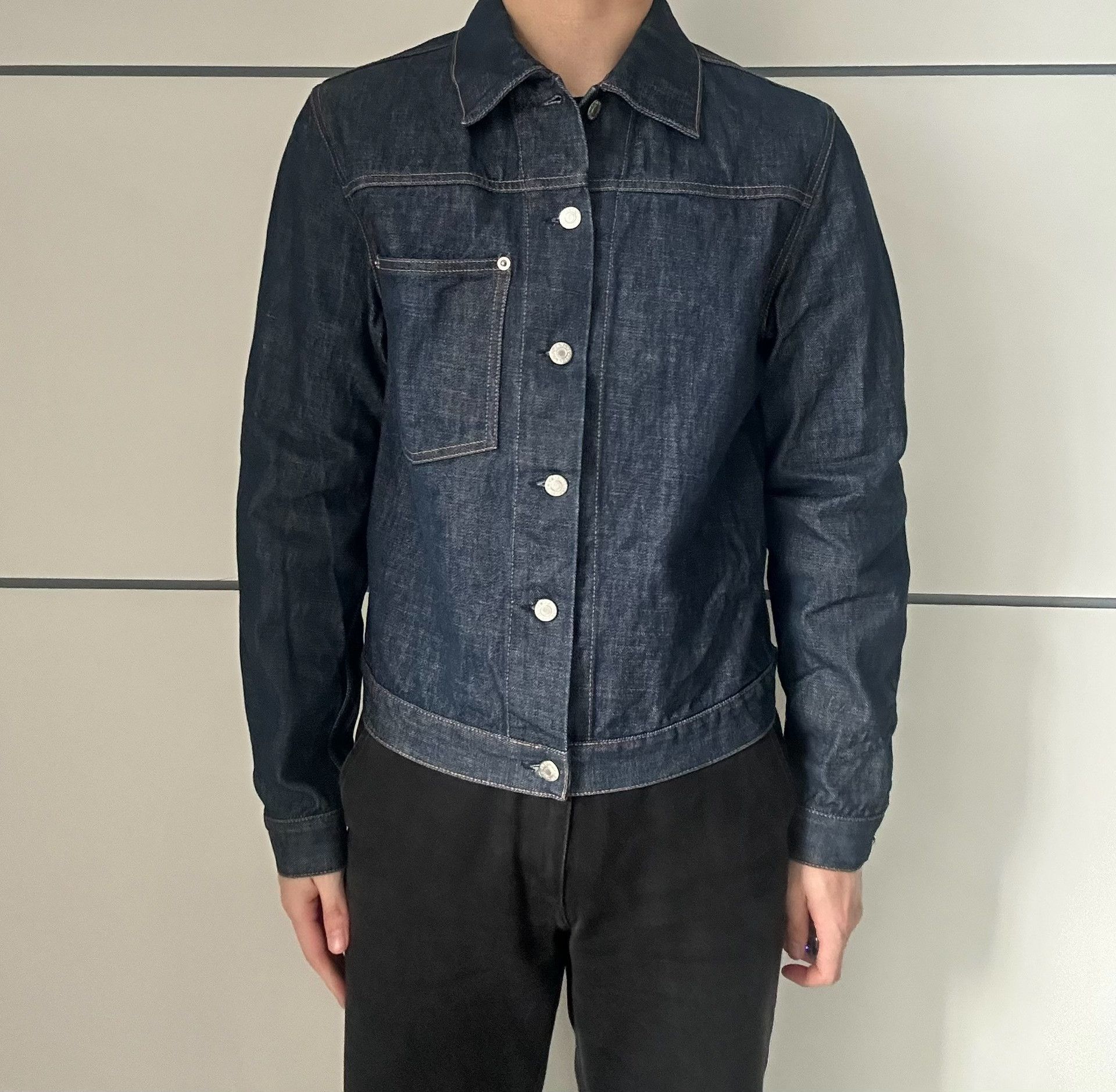 Helmut Lang Helmut Lang Type1 Raw Denim Jacket Size US S / EU 44-46 / 1 - 8 Thumbnail