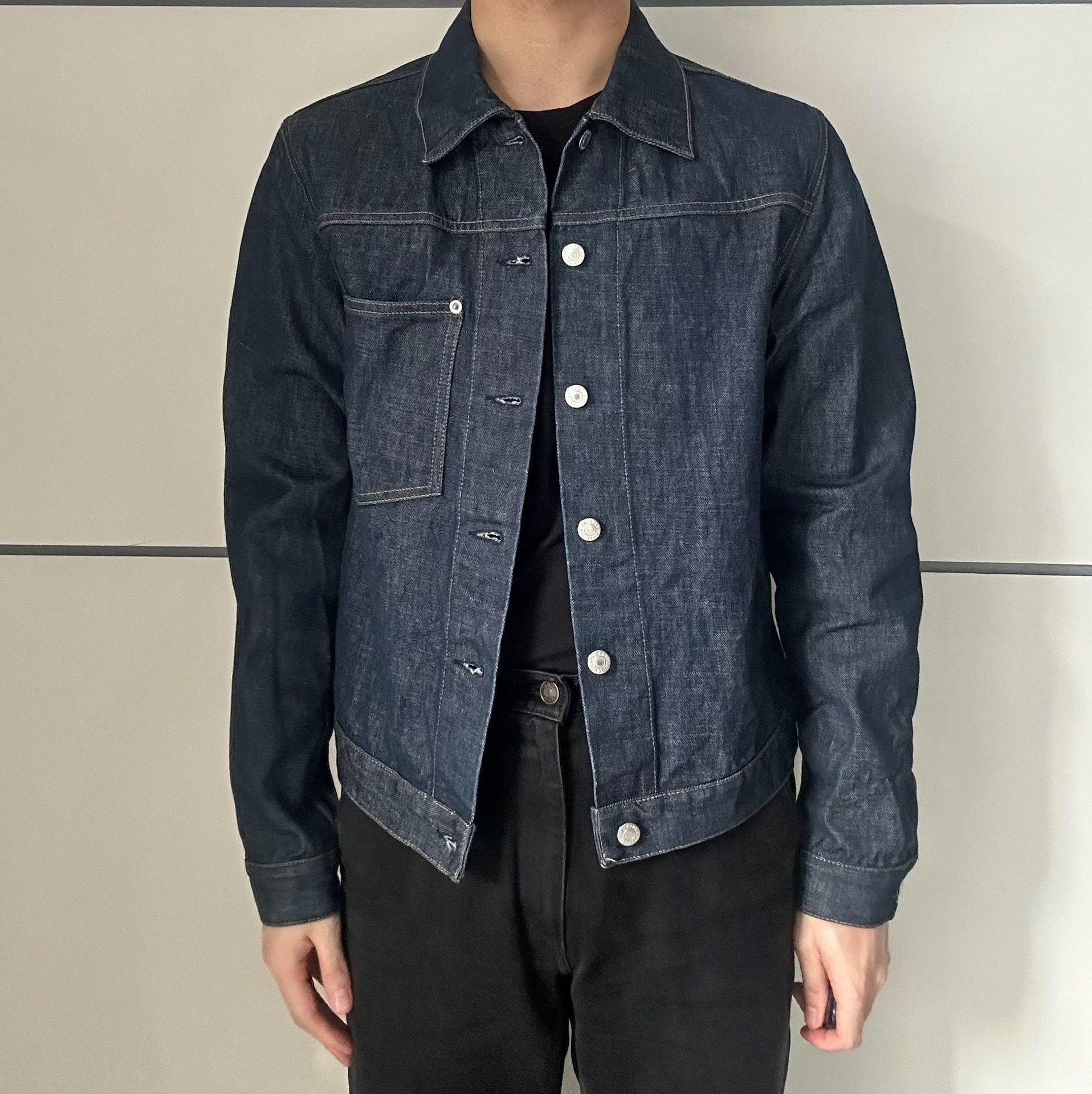 Helmut Lang Helmut Lang Type1 Raw Denim Jacket Size US S / EU 44-46 / 1 - 7 Thumbnail
