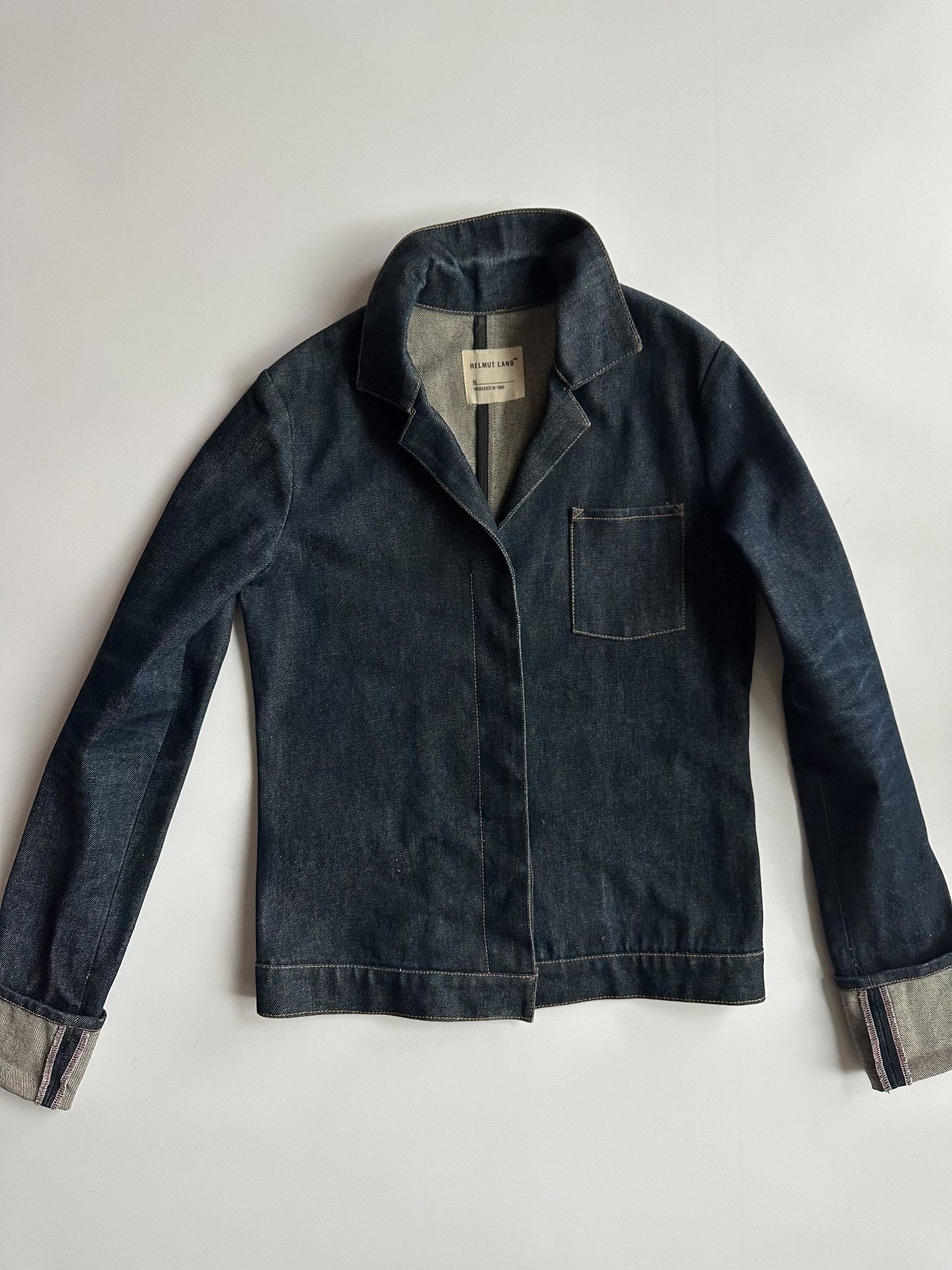 Helmut Lang HELMUT LANG 96AW Denim Jacket Size S / US 4 / IT 40 - 6 Thumbnail