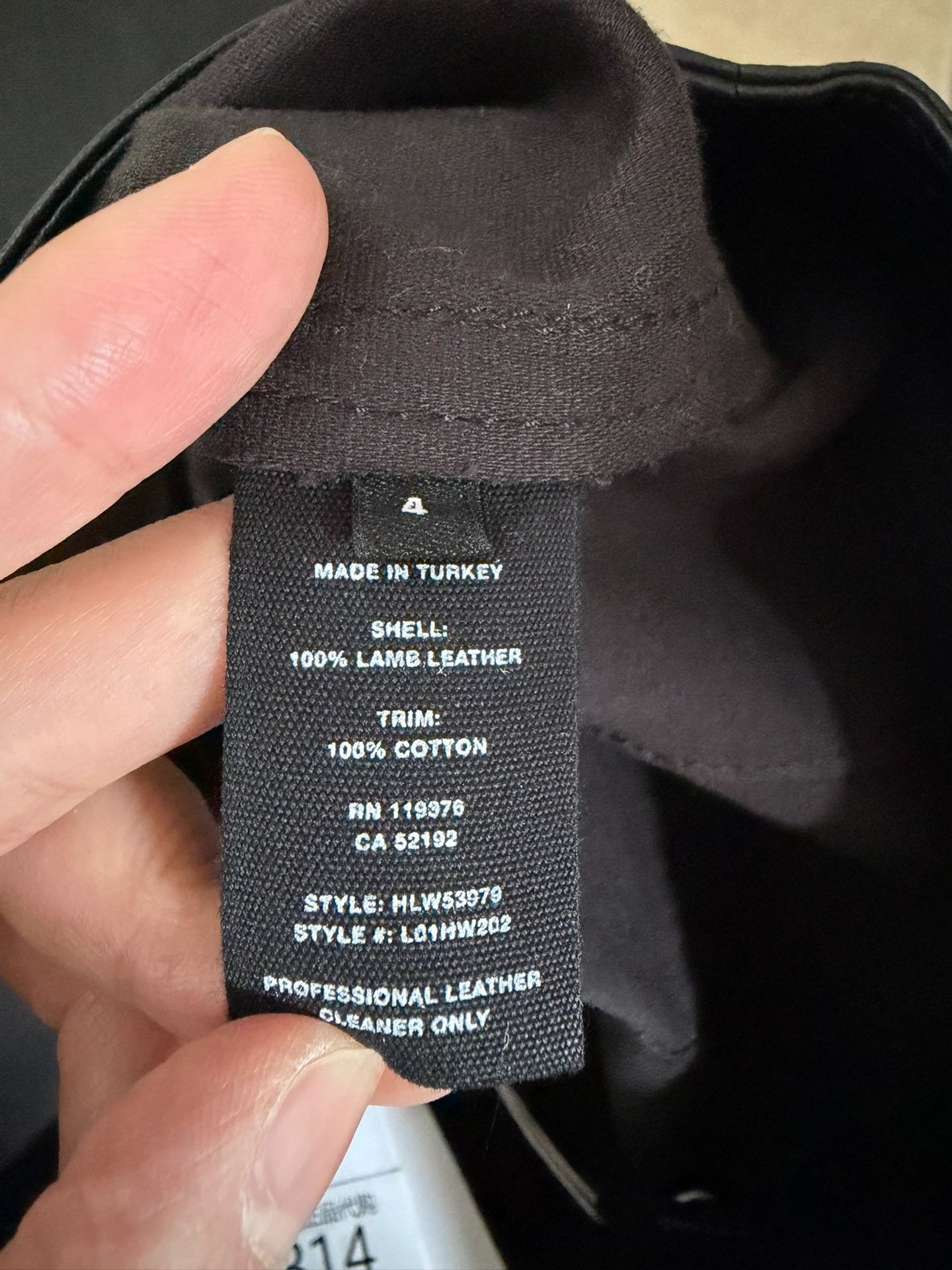 Helmut Lang Helmut Lang Black Leather Slim Pants Size 29" - 4 Thumbnail