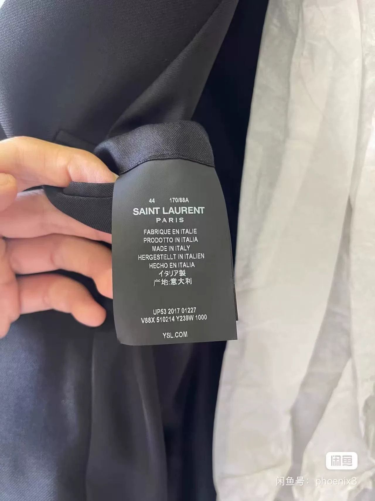 Yves Saint Laurent YSL Le Smoking Dark Gray Blazer Size M / US 6-8 / IT 42-44 - 4 Thumbnail