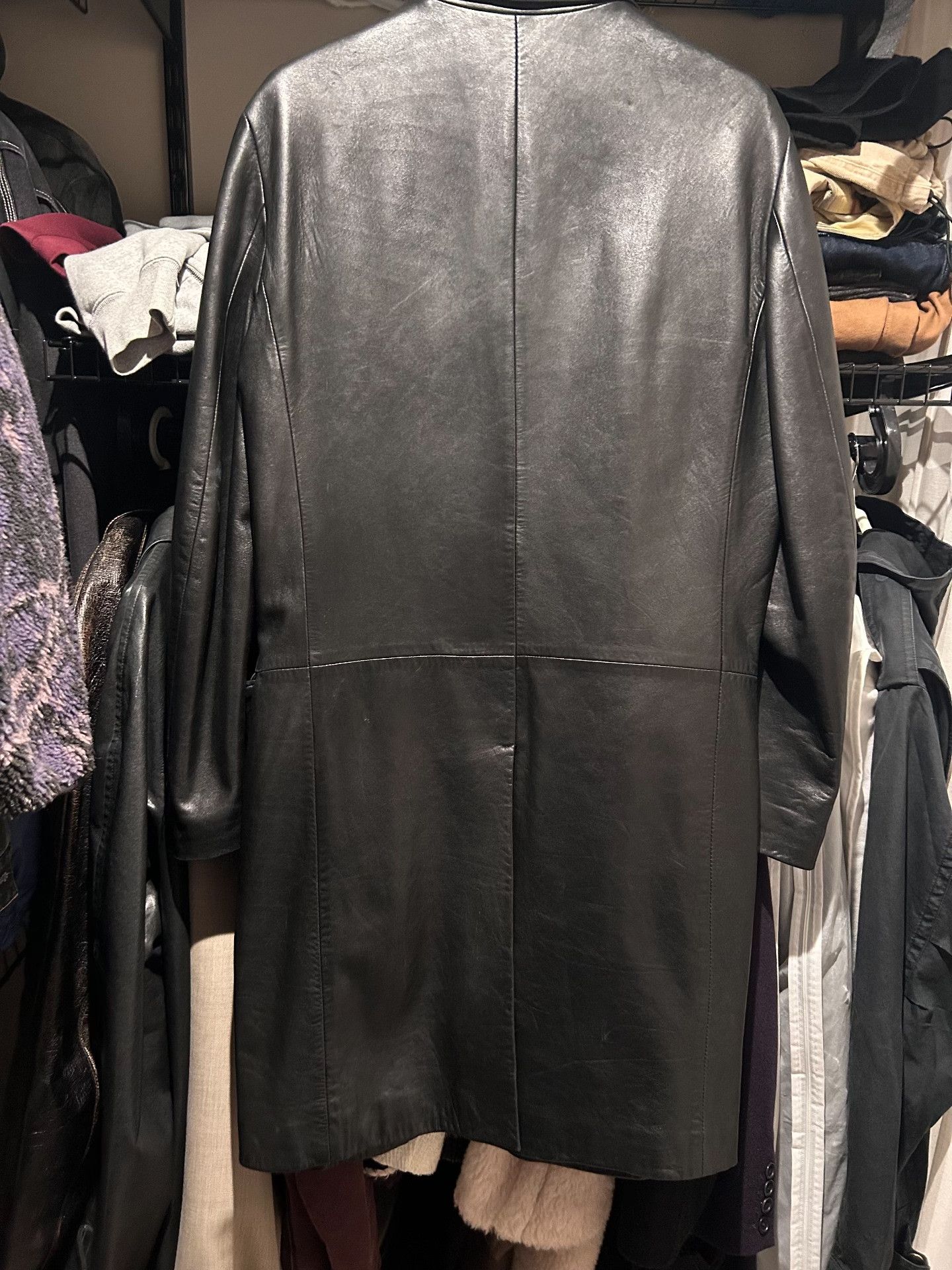 Helmut Lang Helmut Lang 2000s Black Leather Trench Size US M / EU 48-50 / 2 - 5 Thumbnail