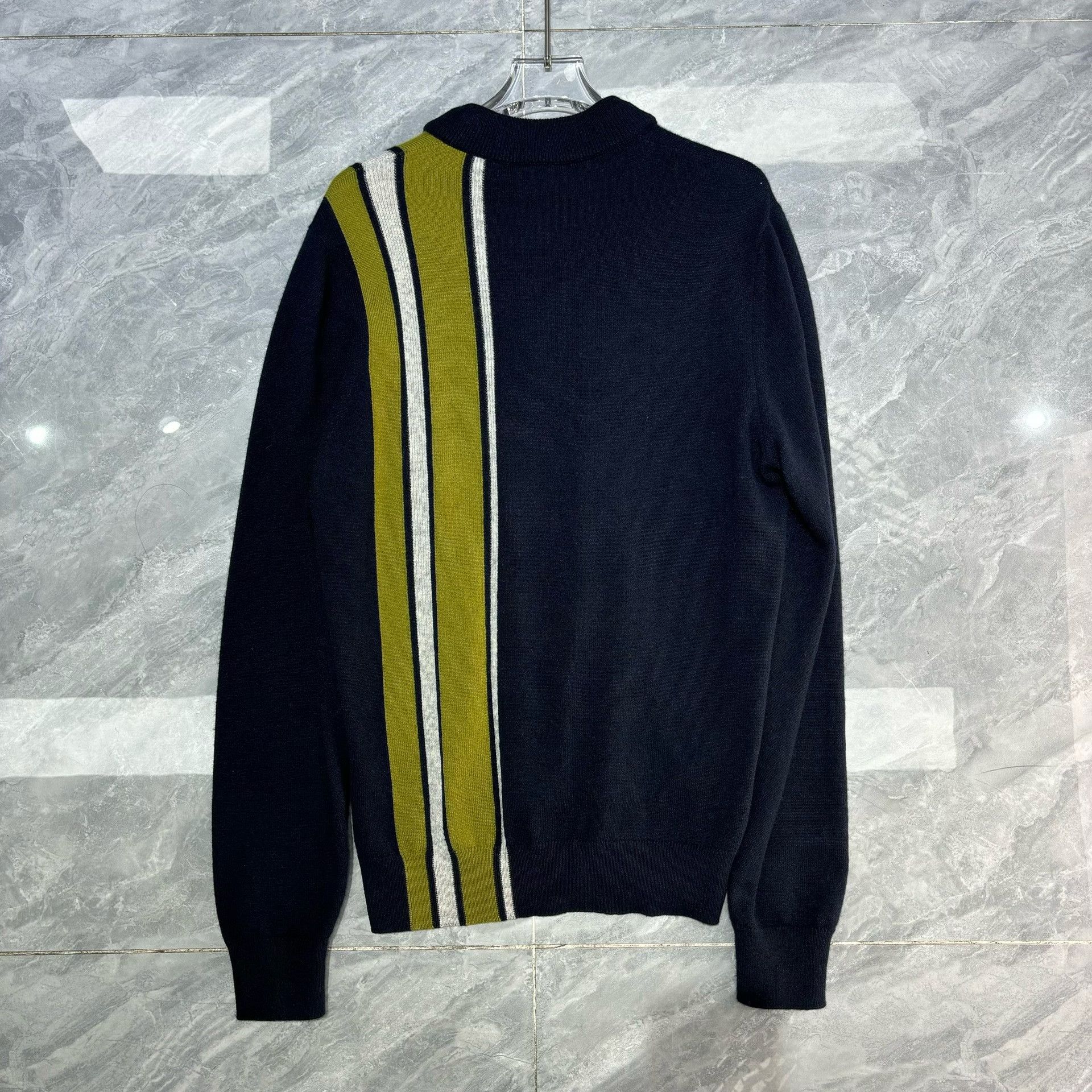 Hermes Hermès Cashmere Striped Crew Neck Sweater Size US S / EU 44-46 / 1 - 2 Thumbnail