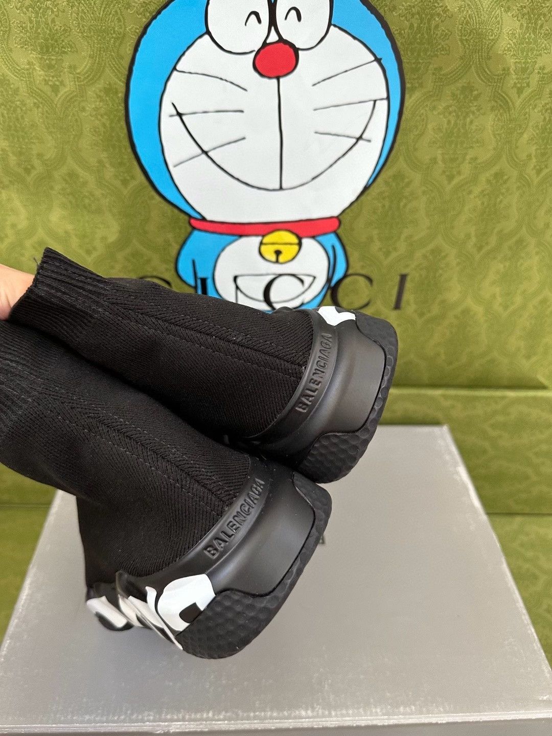Balenciaga Balenciaga Black Sock Shoes Size US 7 / EU 40 - 5 Thumbnail