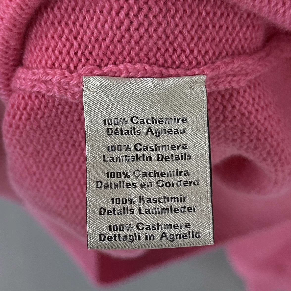 Hermes Hermes Pink Cashmere Plant Jacquard Sweater Size M / US 6-8 / IT 42-44 - 7 Thumbnail