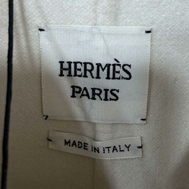 Hermes Hermes Milky White Cashmere Coat Size S / US 4 / IT 40 - 6 Thumbnail