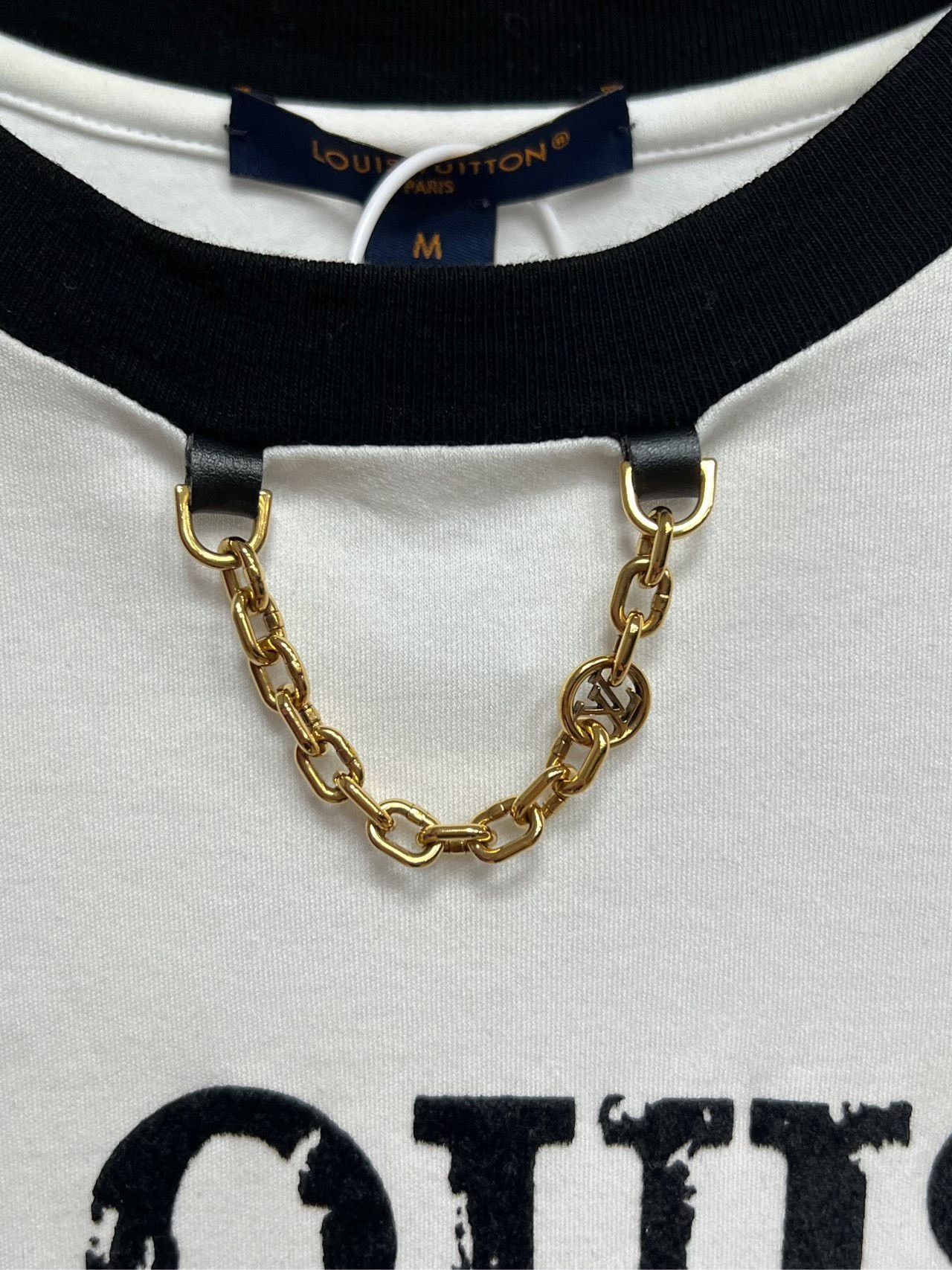Louis Vuitton Louis Vuitton White Logo Short-Sleeve Tee Size US M / EU 48-50 / 2 - 3 Thumbnail