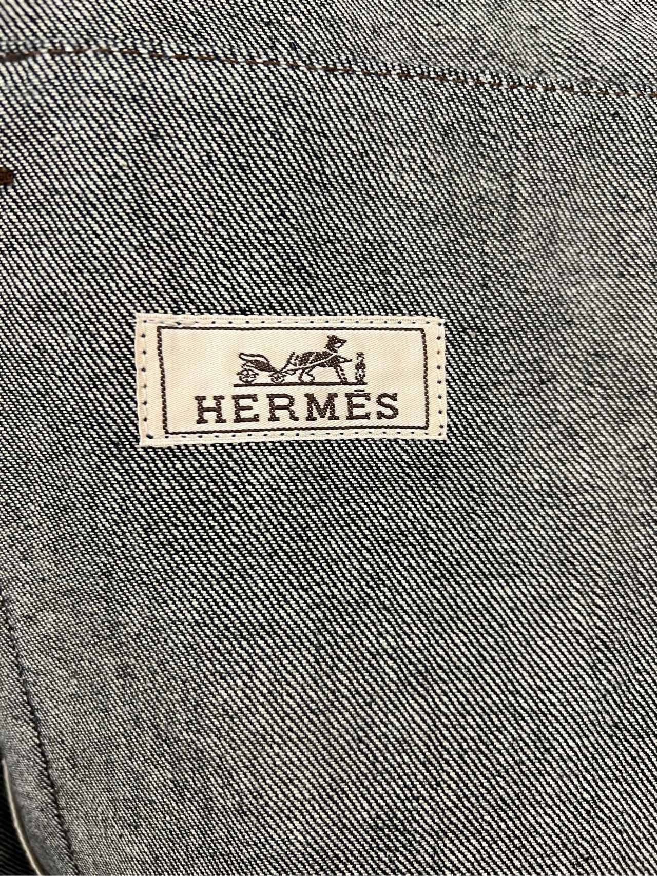 Hermes Hermes 23SS Men's Pegasus Denim Jacket Size US S / EU 44-46 / 1 - 5 Thumbnail