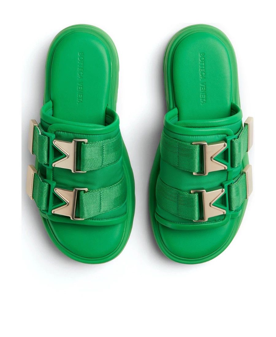 Bottega Veneta BOTTEGA VENETA Flash Green Slides Size US 5 / IT 35 - 9 Thumbnail