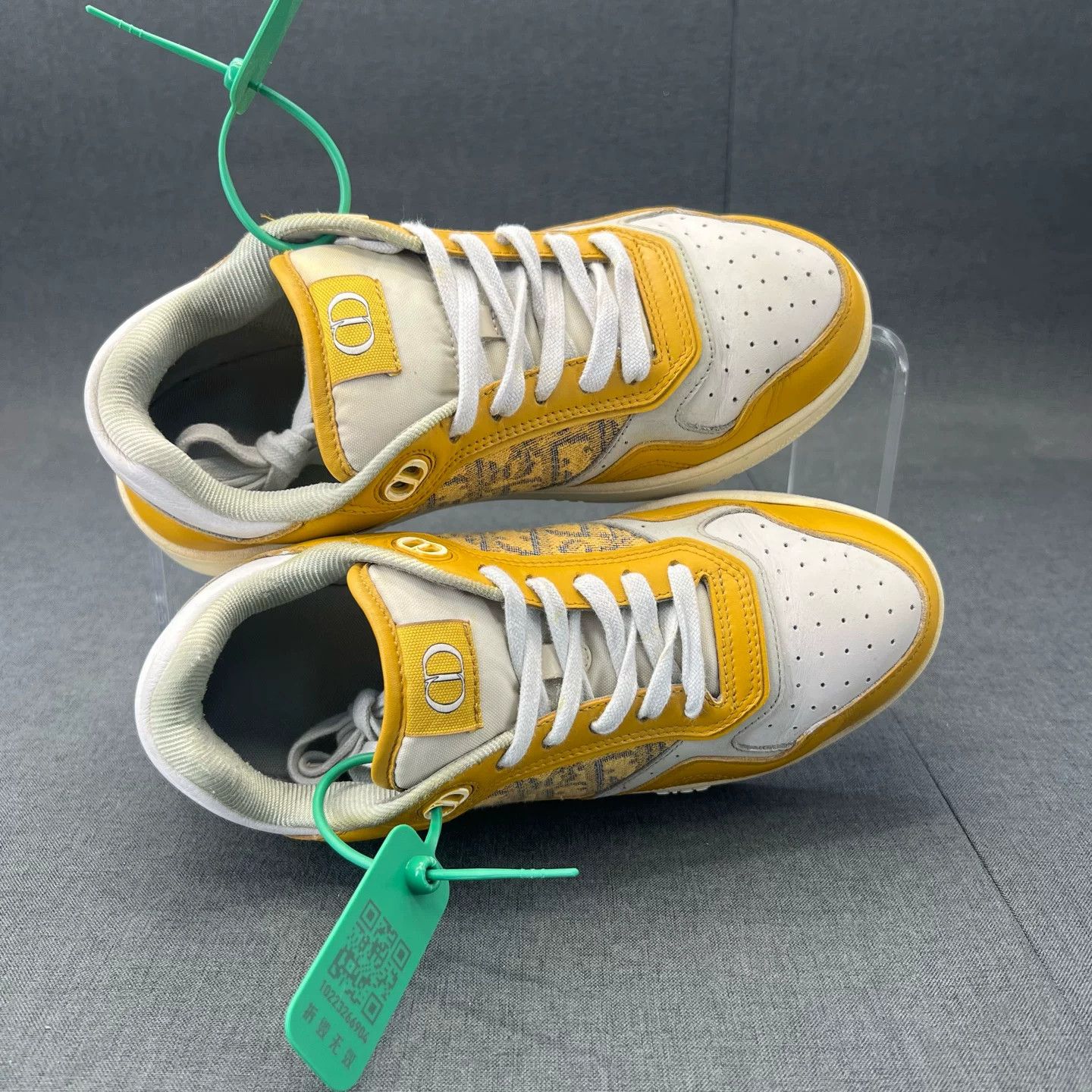 Dior Dior B27 Yellow White Sneakers Size US 6 / EU 39 - 5 Thumbnail