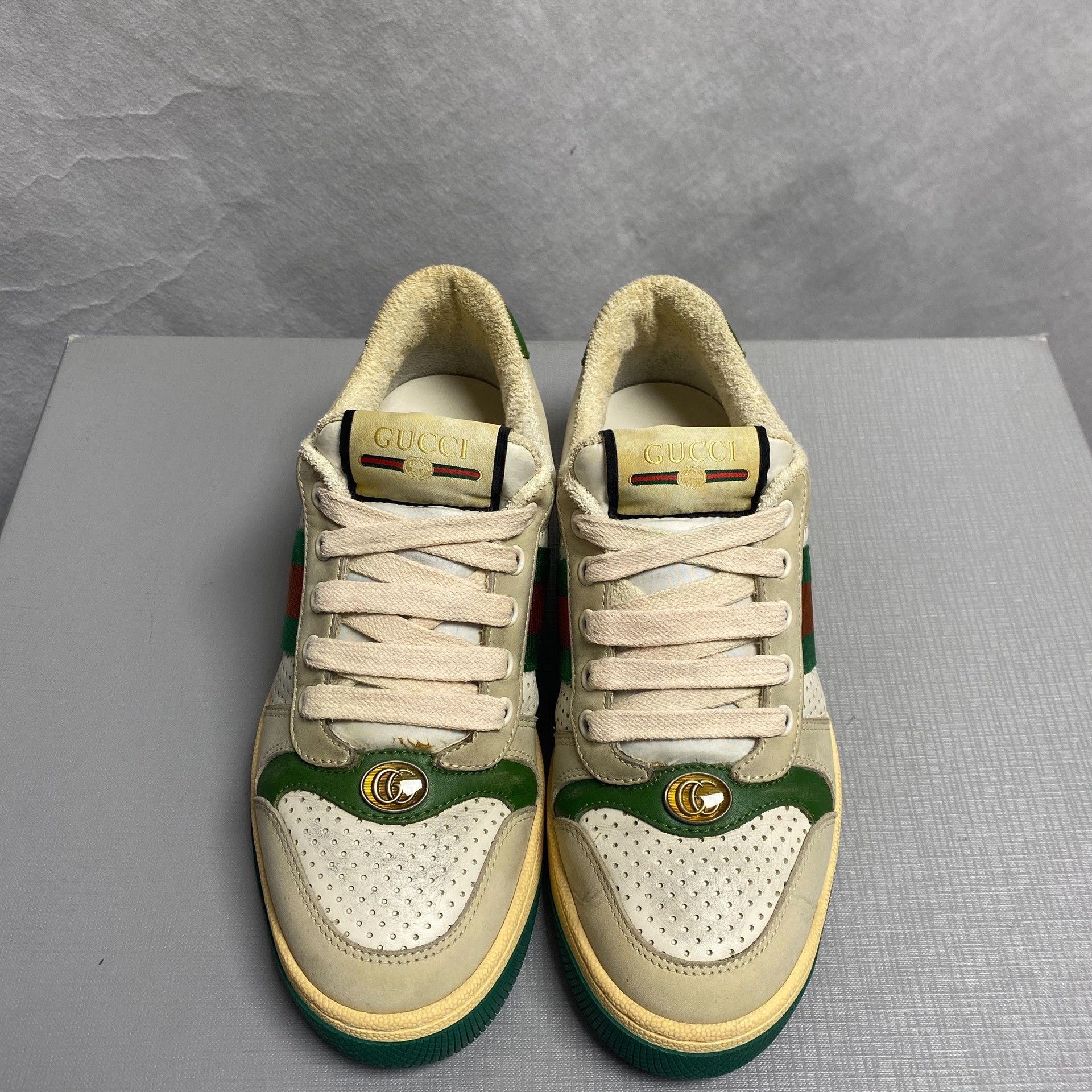 Gucci Gucci Screener Leather Sneakers Size US 5 / IT 35 - 2 Thumbnail