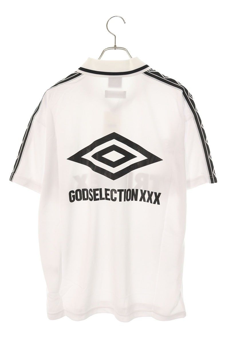 Umbro x GOD SELECTION XXX Logo Print T-Shirt White Size L