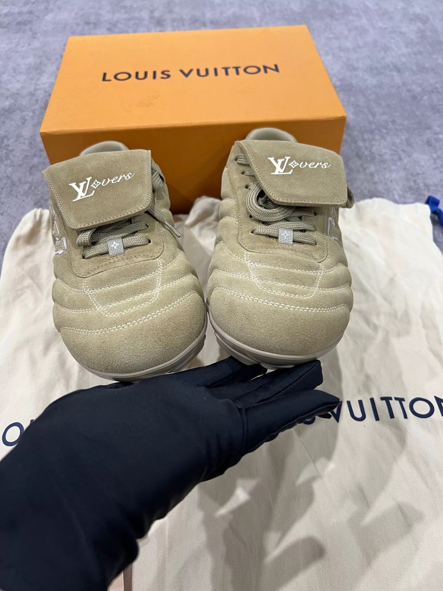 Louis Vuitton LV Suede Football Shoes Size US 7 / EU 40 - 5 Thumbnail