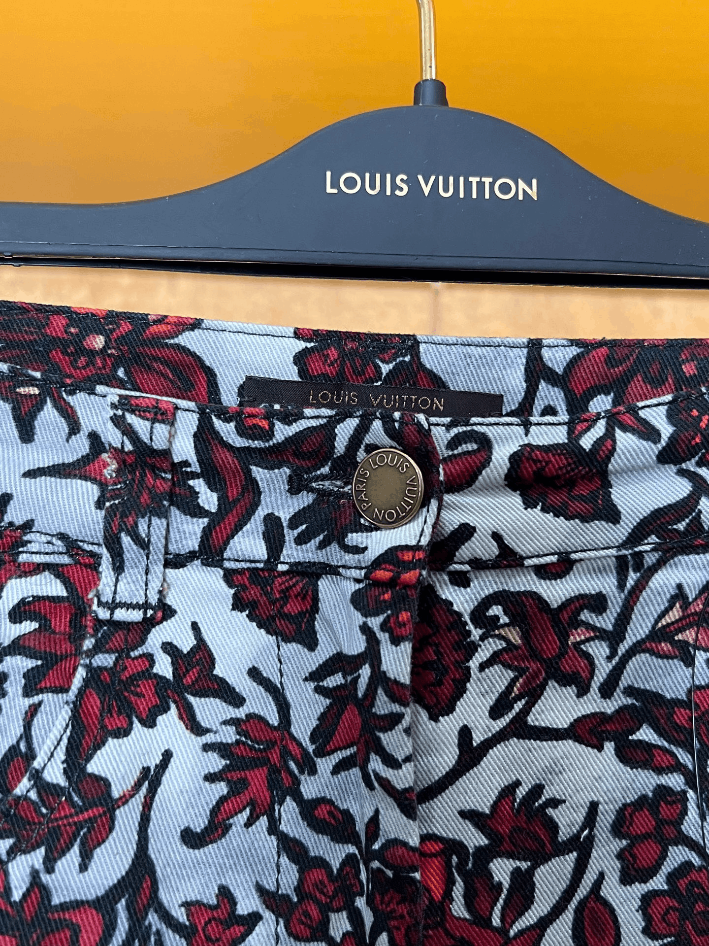 Louis Vuitton LV Floral Jeans Size 36" / US 14 / IT 50 - 4 Thumbnail