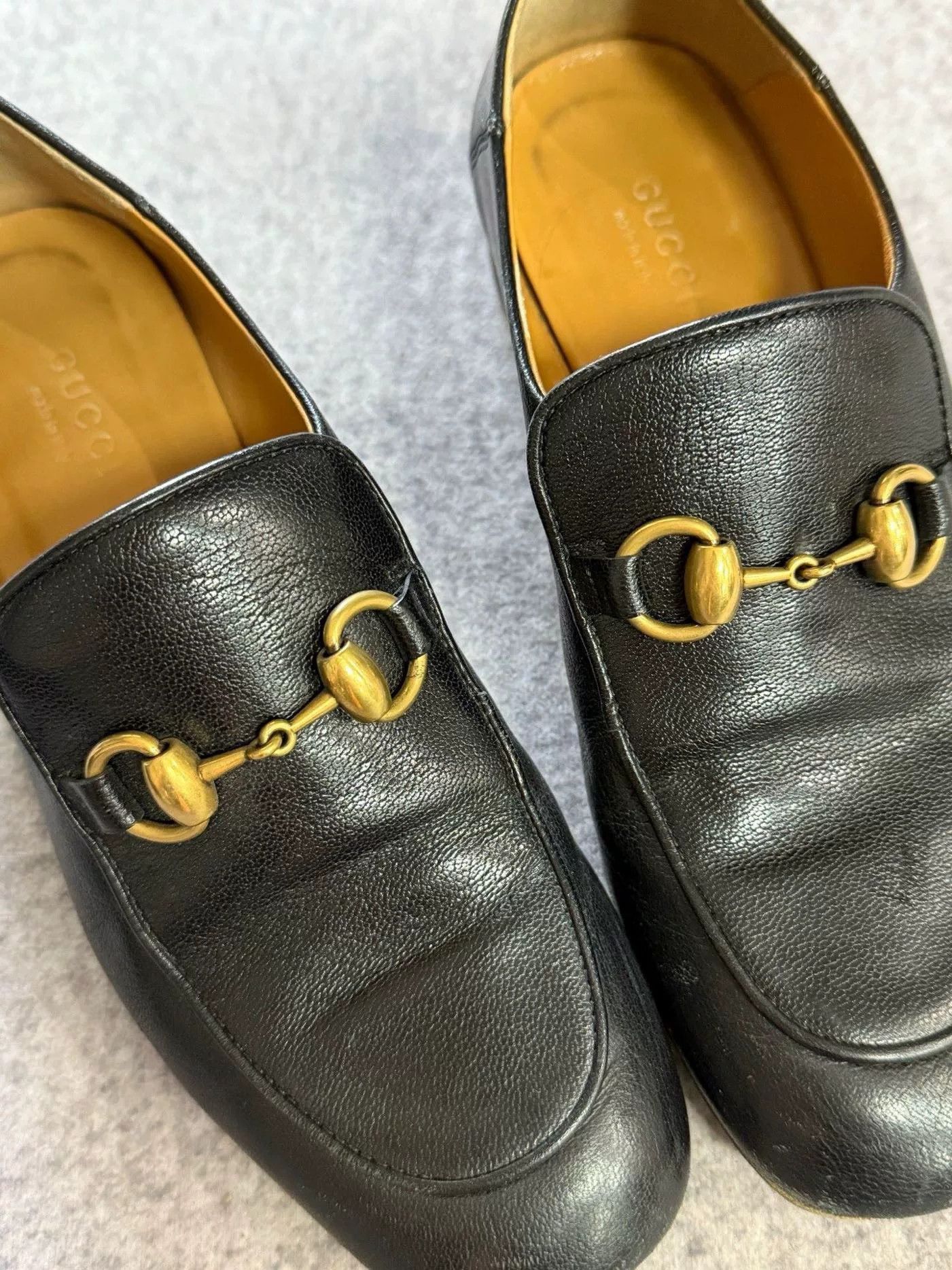 Gucci Gucci Horsebit Leather Shoes Size US 4 / IT 34 - 2 Thumbnail