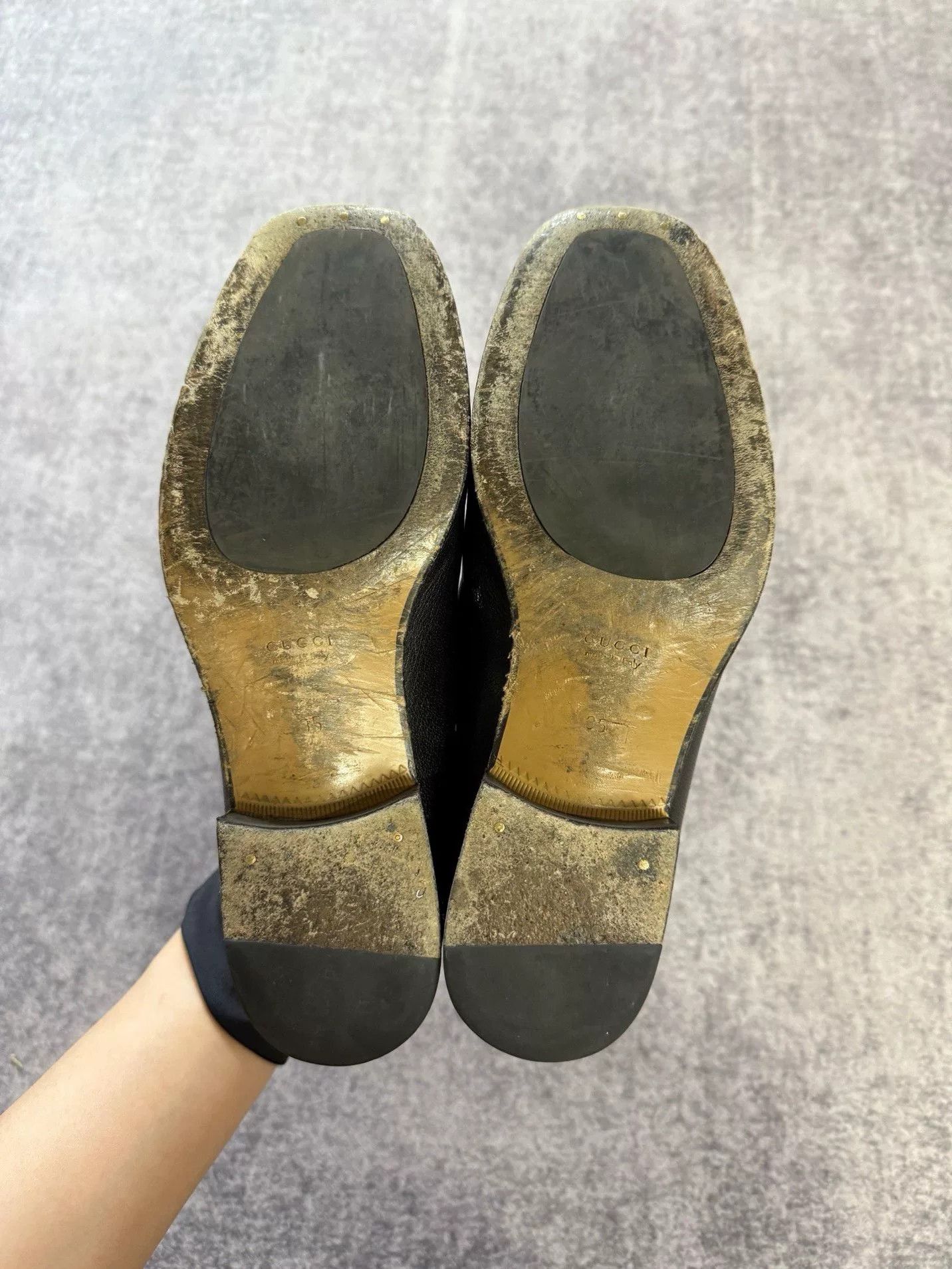 Gucci Gucci Horsebit Leather Shoes Size US 4 / IT 34 - 7 Thumbnail