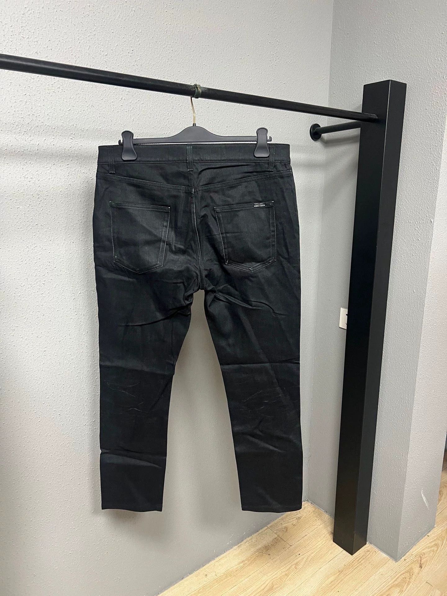 Saint Laurent Paris SLP Black Jeans Size US 34 / EU 50 - 2 Thumbnail