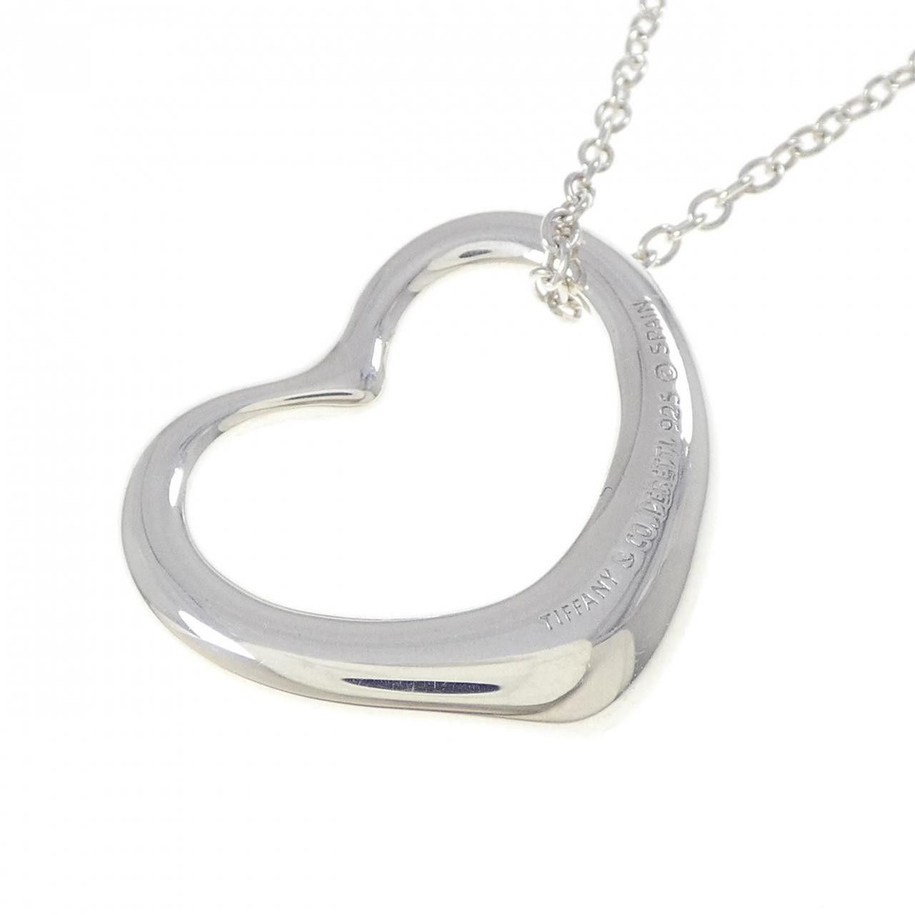 Tiffany & Co. Tiffany & Co. Tiffany & Co. Open Heart 925 Silver Necklace Precious Metal Necklace 60020474 DUTY FREE for USA Size ONE SIZE - 4 Thumbnail