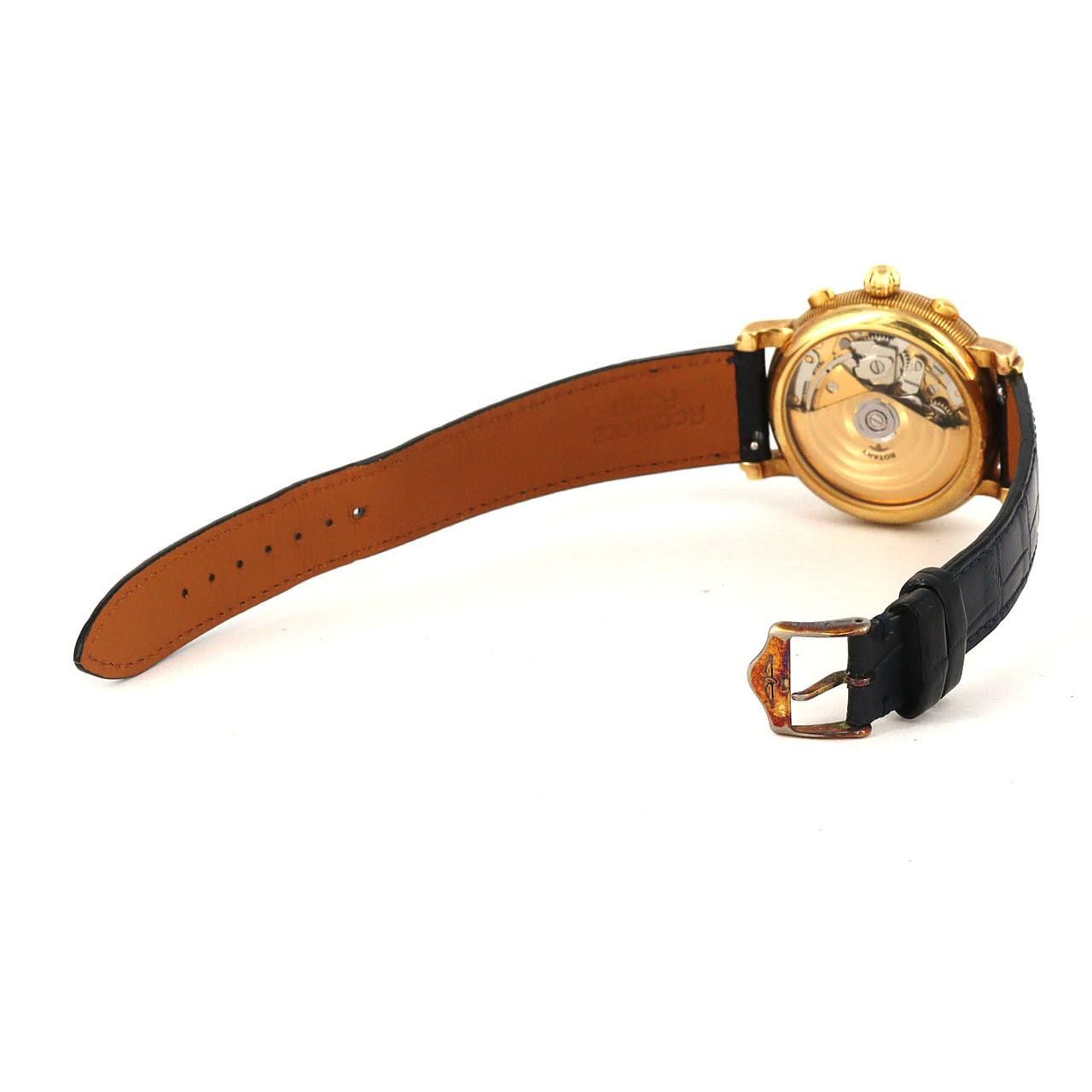 Other Other Rotary Chronograph Triple Calendar Moonphase Yellow Gold Mens Precious Metal Automatic M1803 DUTY FREE for USA Size ONE SIZE - 7 Thumbnail