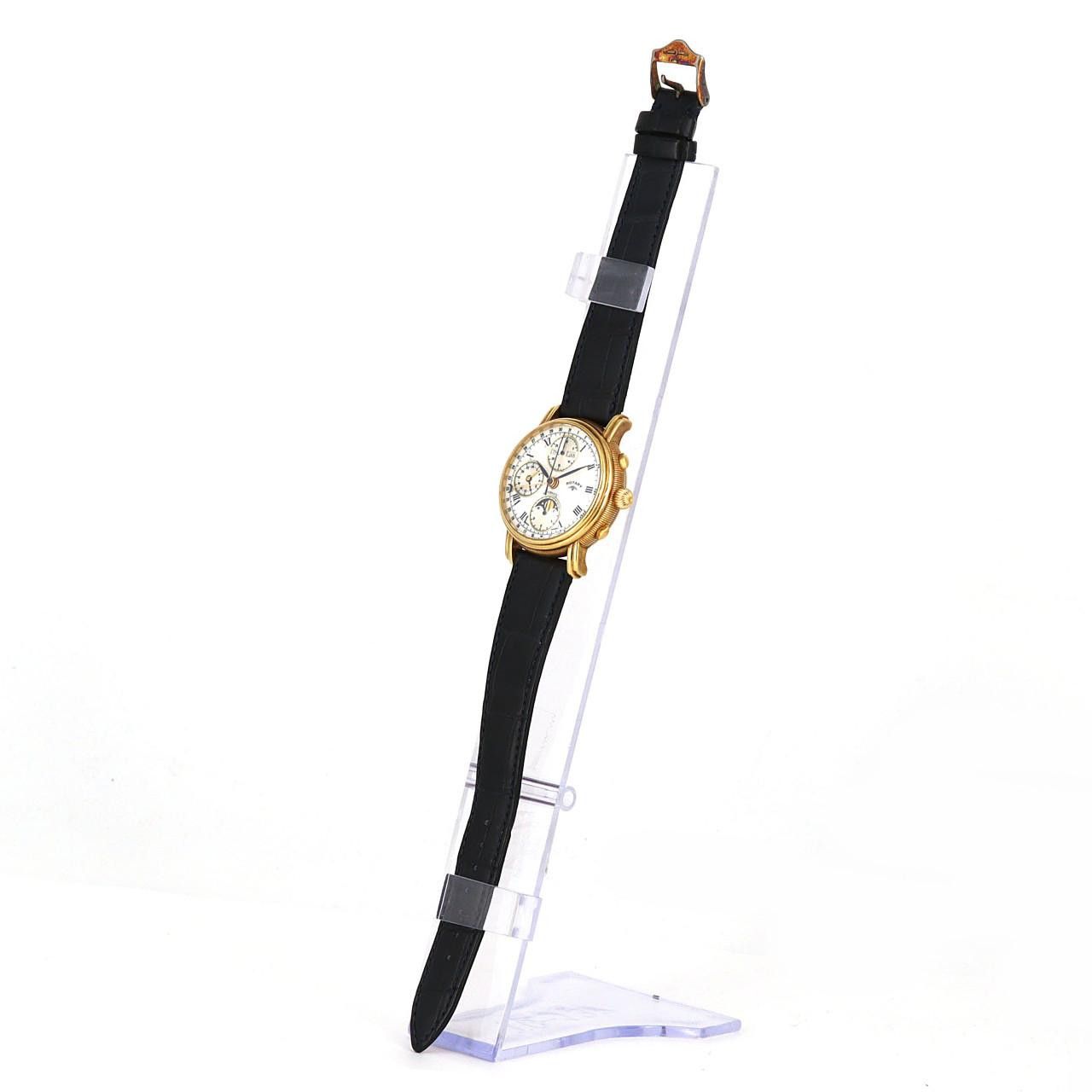 Other Other Rotary Chronograph Triple Calendar Moonphase Yellow Gold Mens Precious Metal Automatic M1803 DUTY FREE for USA Size ONE SIZE - 2 Thumbnail