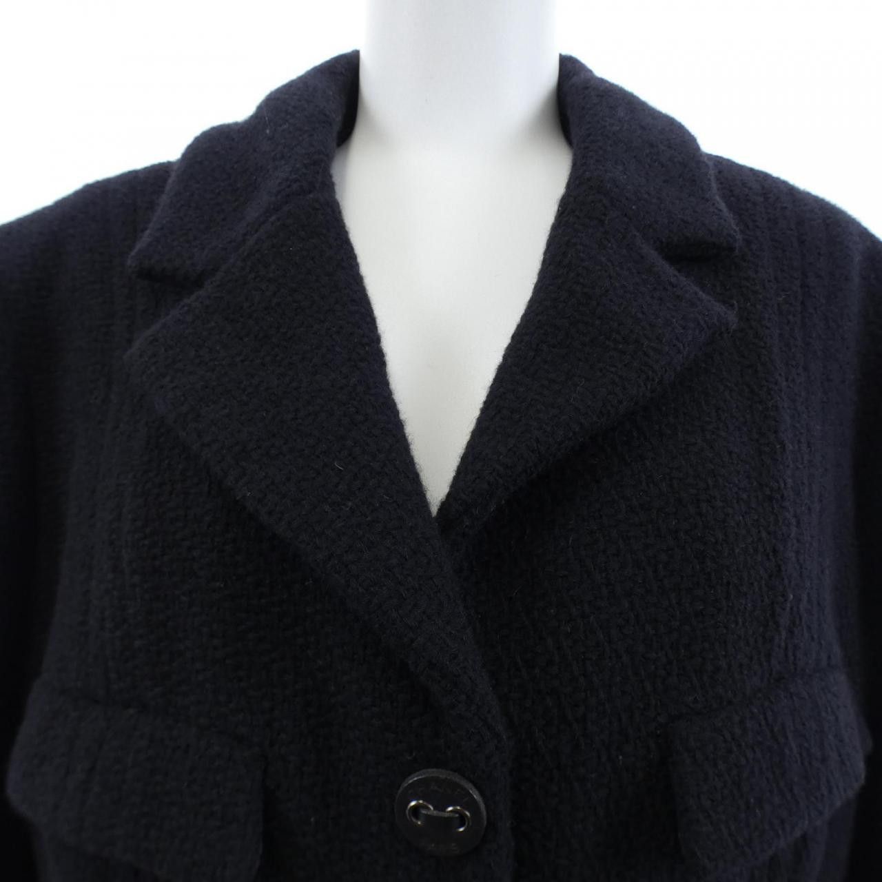 Chanel Chanel Chanel Cashmere Blend Jacket Textile Outerwear P20190V11707 DUTY FREE for USA Size ONE SIZE - 5 Thumbnail