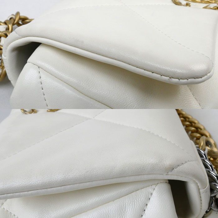 Chanel Chanel Chanel 19 Shiny Lambskin Shoulder Bag Leather Shoulder Bag AS1160 DUTY FREE for USA Size ONE SIZE - 6 Thumbnail